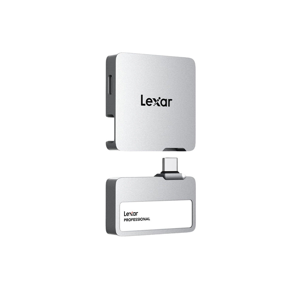 Lexar Professional Go 1TB Portable SSD with Hub for iPhone 15/16 