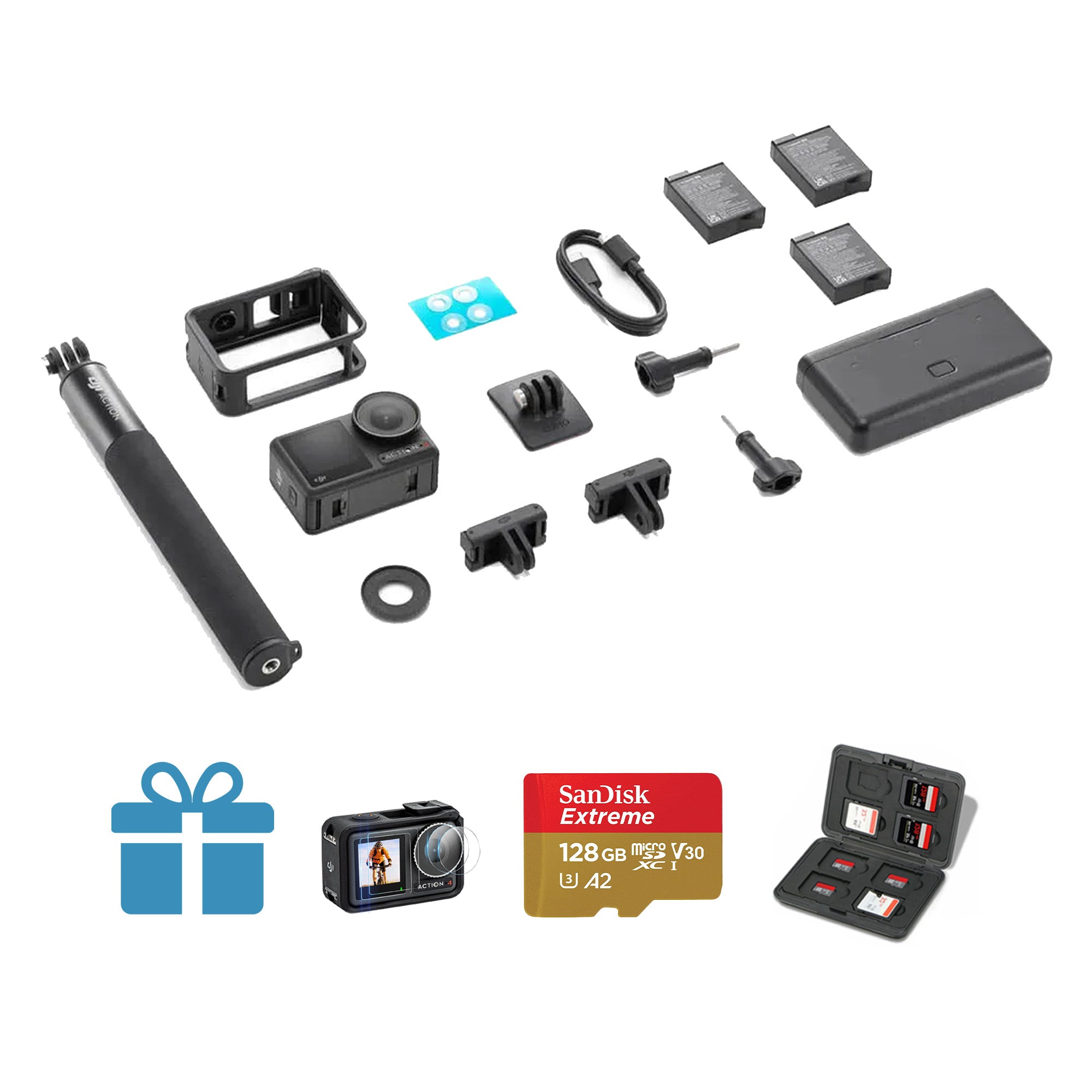 Osmo Action 4 4K/120fps Camera Adventure Combo – DJI Official
