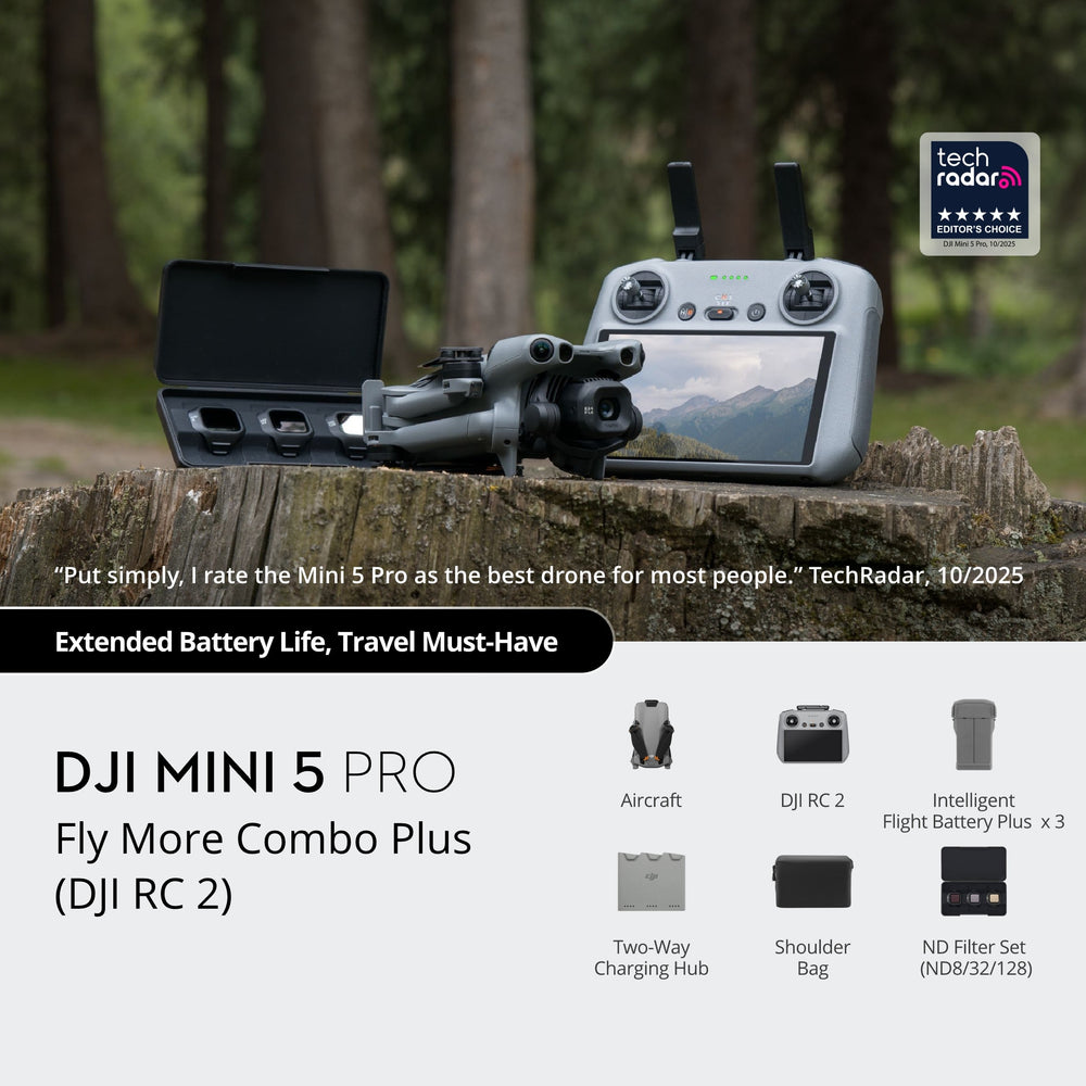 DJI Mini 5 Pro Drone Fly More Combo Plus With RC 2 Controller