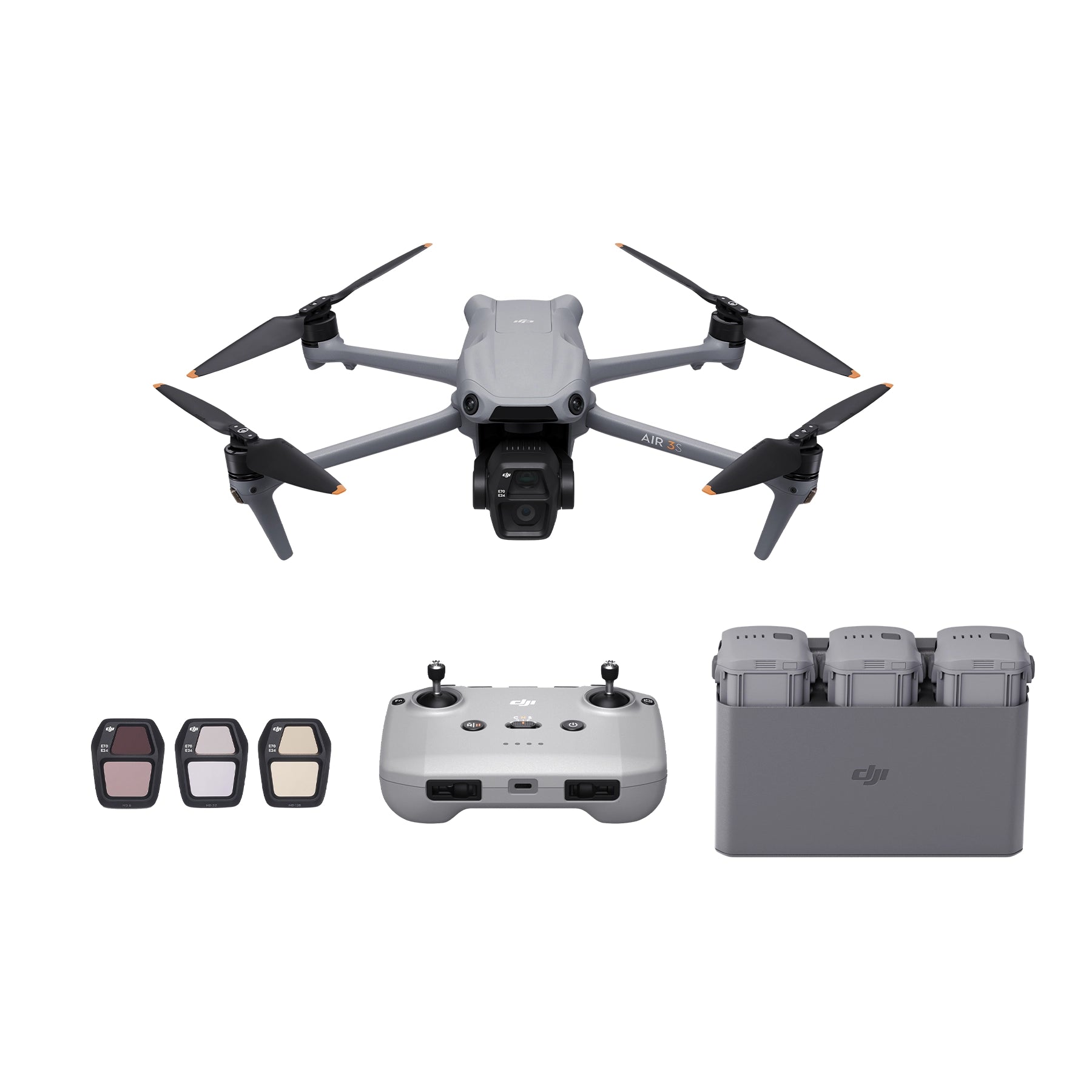 DJI Air 3S Fly More Combo with RC-N3 Controller | DJI Hasselblad