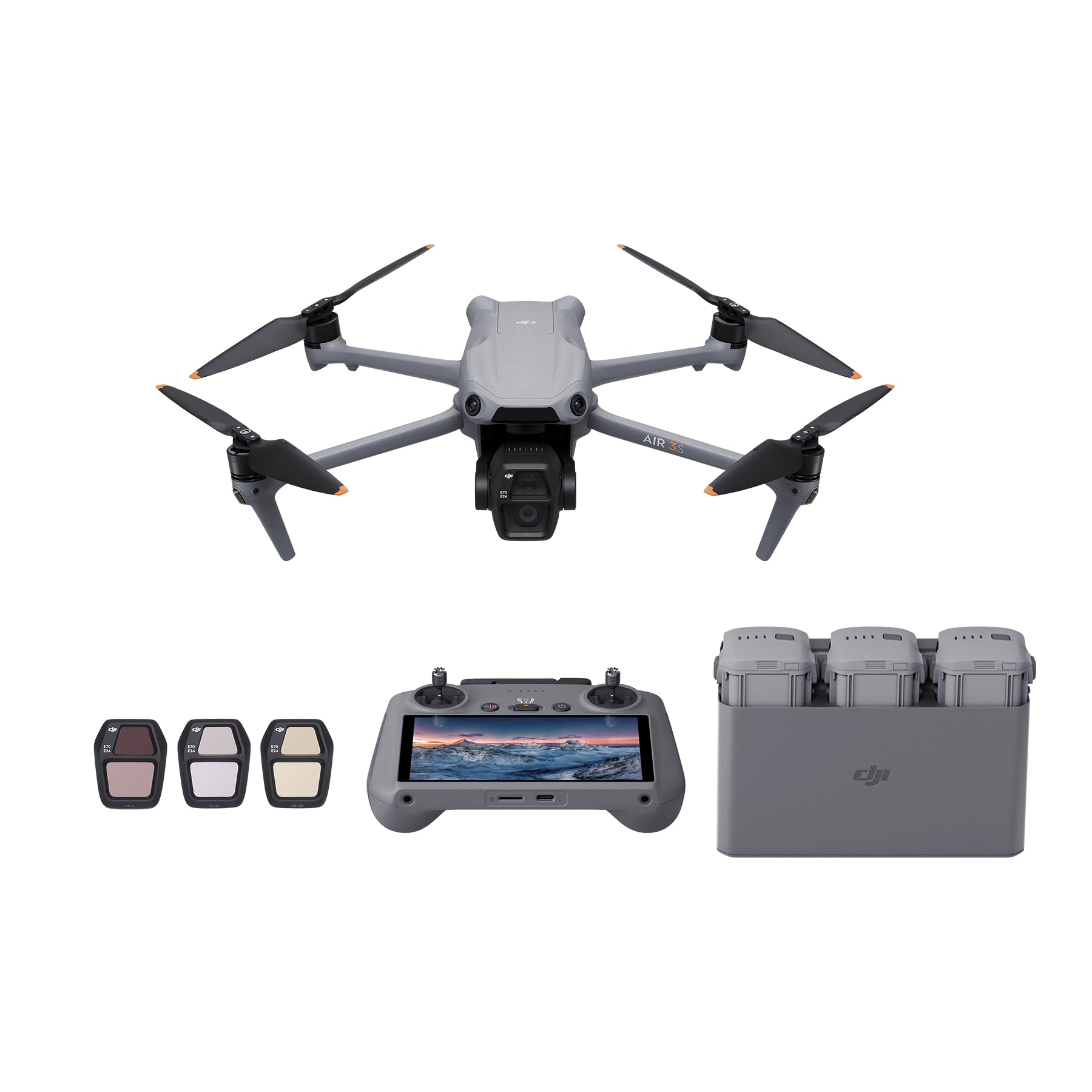 DJI Air 3S Fly More Combo with RC Controller DJI Hasselblad