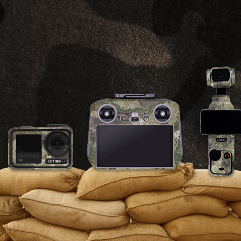 Unveiling Stealth Style: Elevate Your DJI Experience with Camo-Themed Sticker Wraps