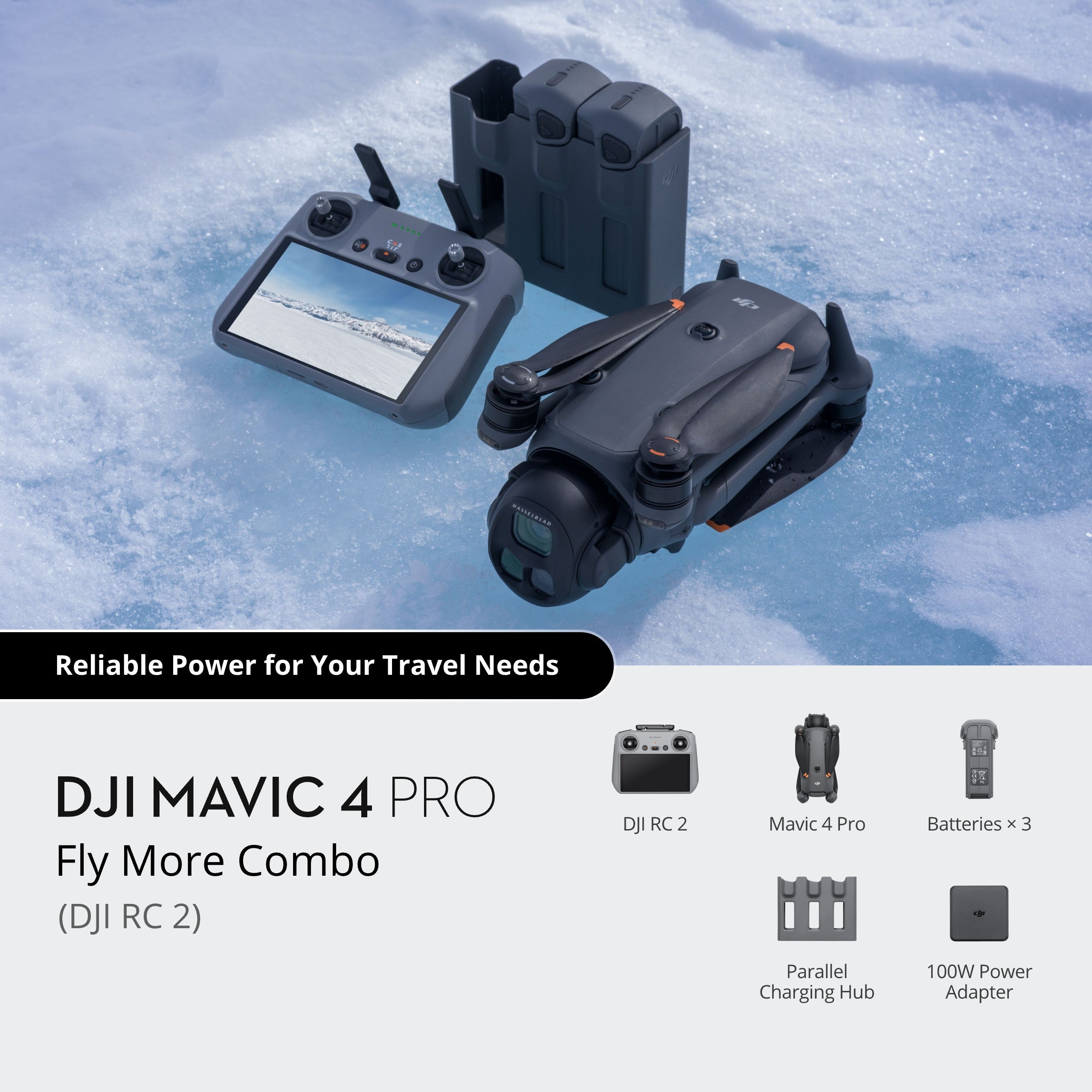 DJI Mavic 4 Pro Drone Fly More Combo With RC 2 Controller – DJI