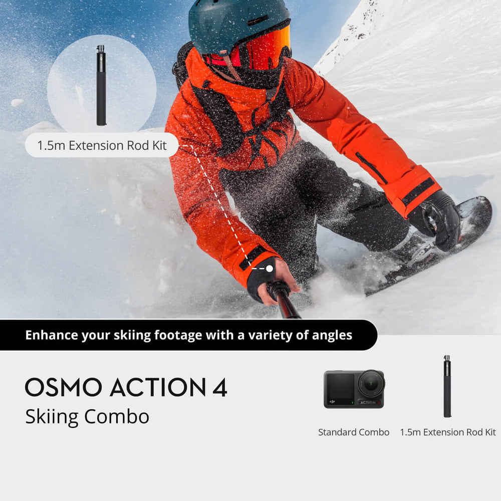 DJI Osmo Action 4 Camera Skiing Combo