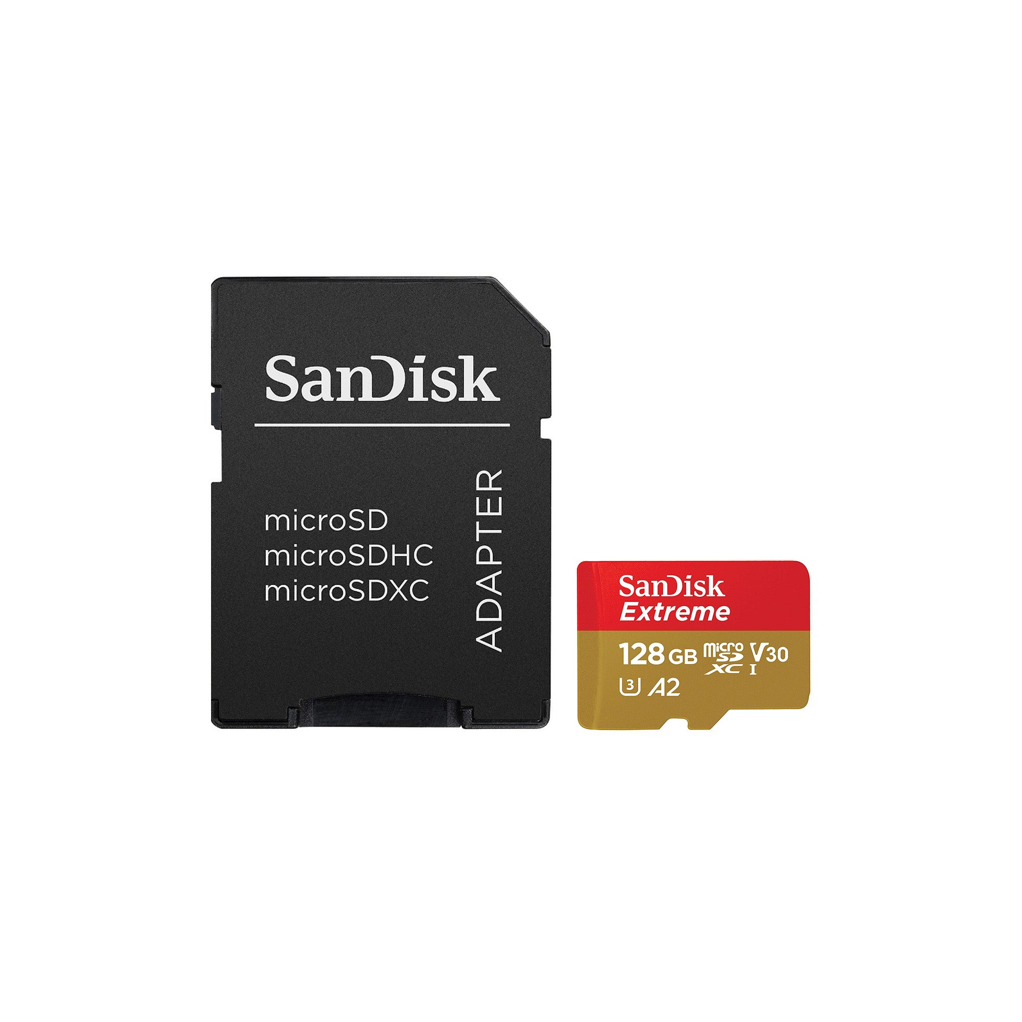SanDisk Extreme 128GB microSDXC Memory Card - 10 Years Warranty