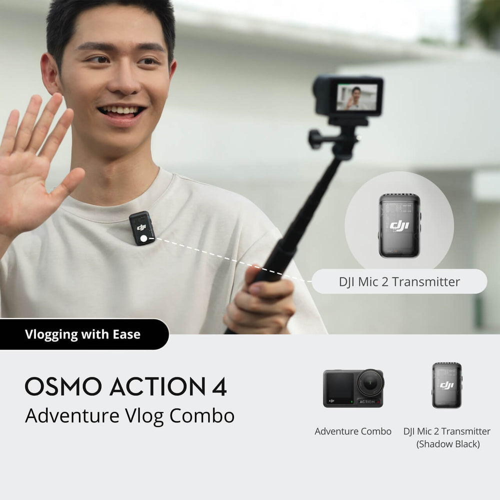 DJI Osmo Action 4 Camera Adventure Vlog Combo