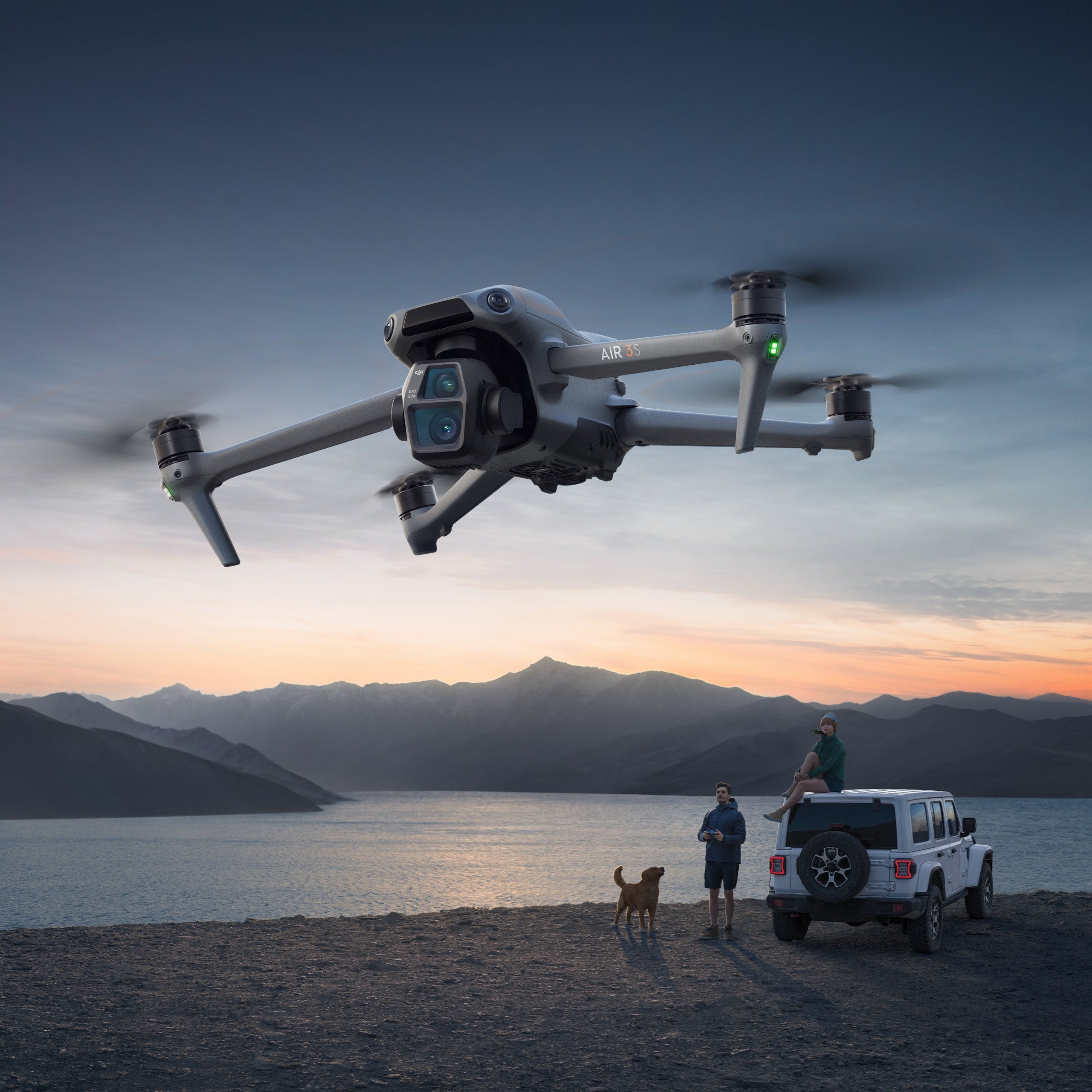 DJI Air 3S with RC-N3 Controller | DJI Hasselblad