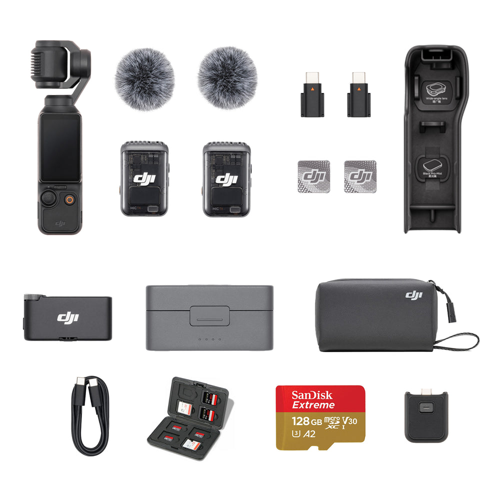 DJI Osmo Pocket 3 Handheld Camera - Vlog Master Bundle