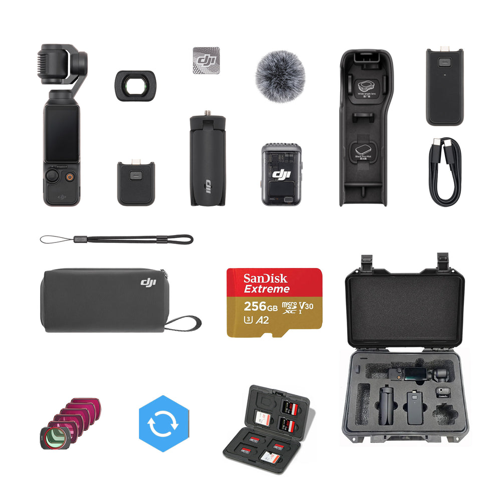 DJI Osmo Pocket 3 Handheld Camera Creator Combo - Scene Master Bundle