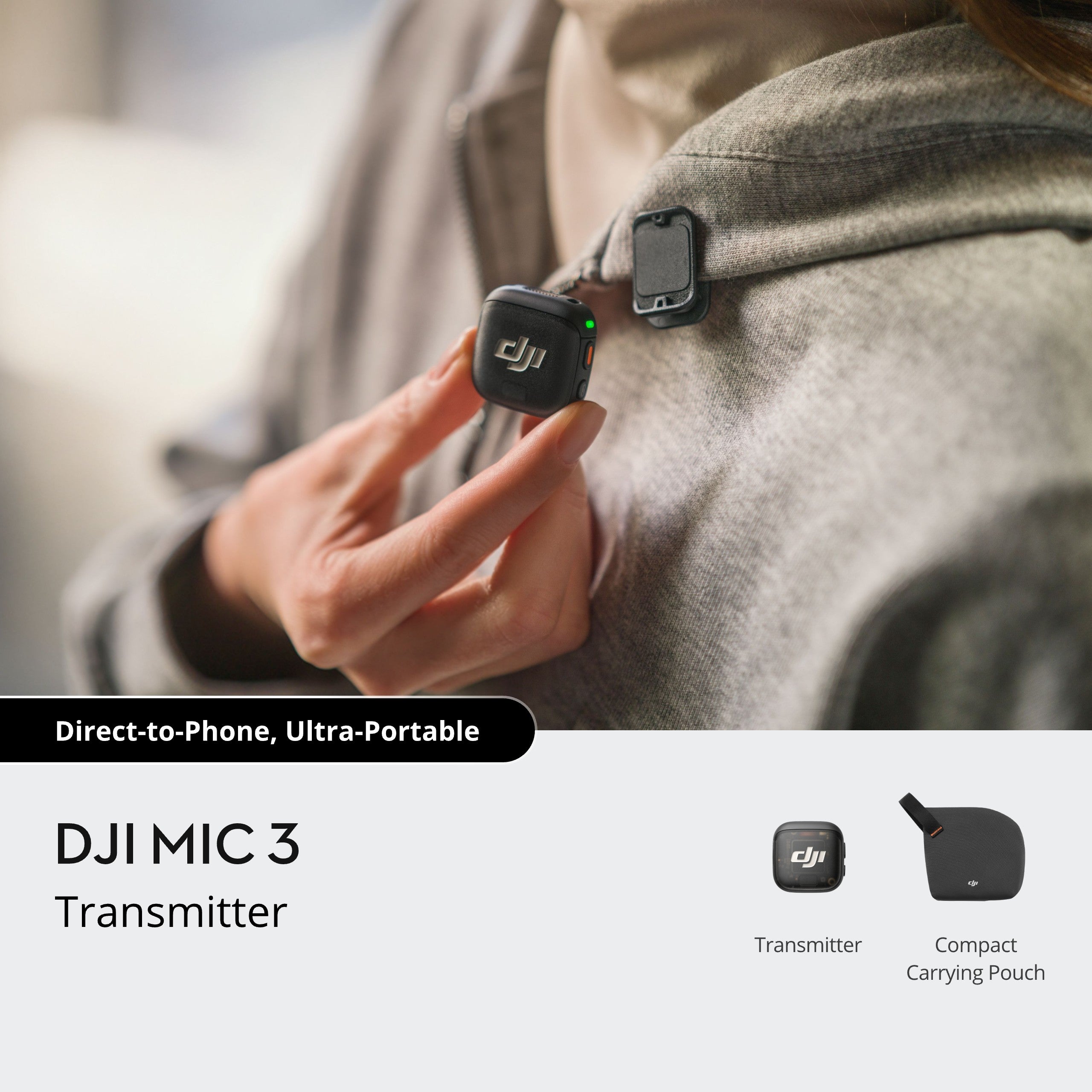 DJI Mic 3 Transmitter – DJI Hasselblad