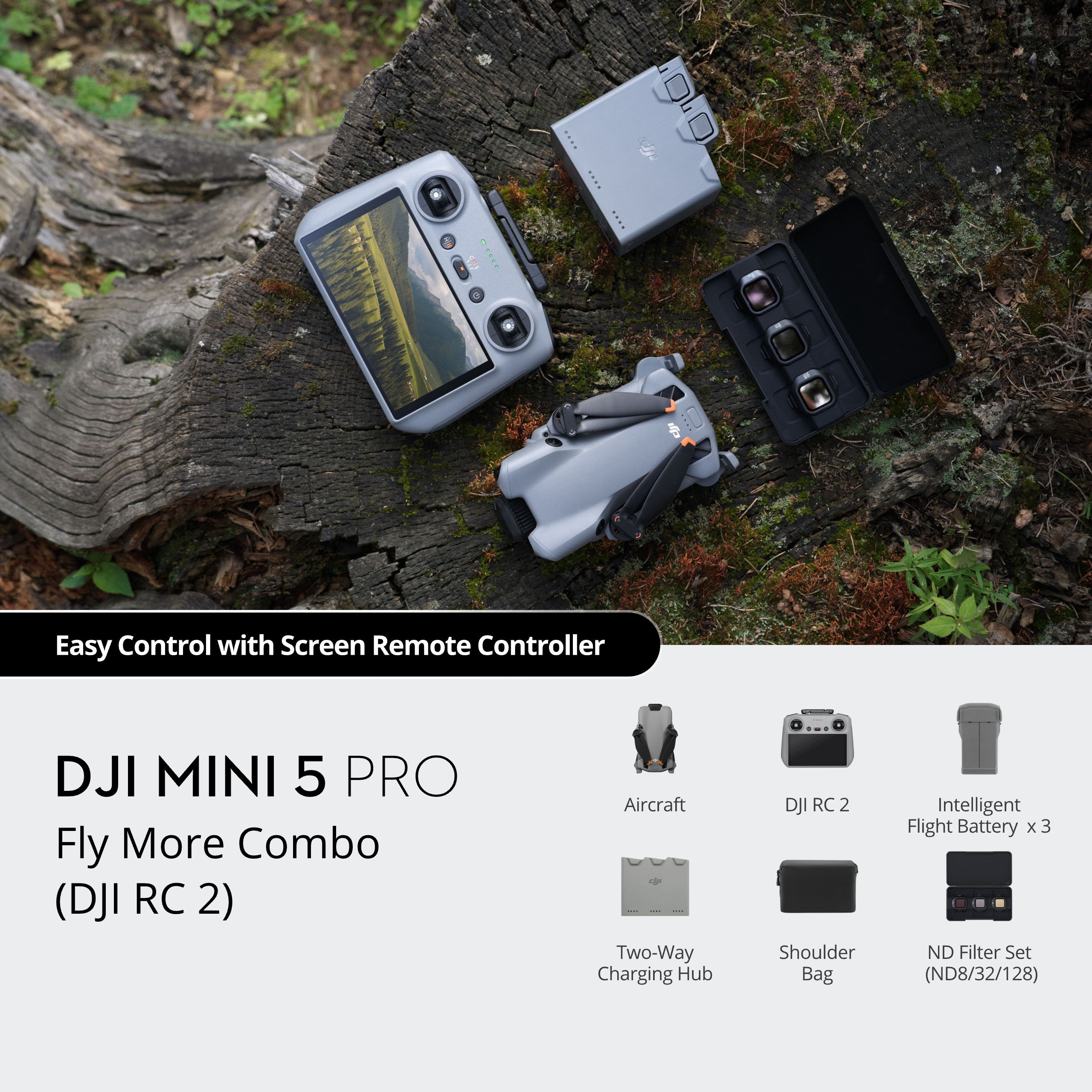 DJI Mini 5 Pro Drone Fly More Combo With RC 2 Controller – DJI Hasselblad