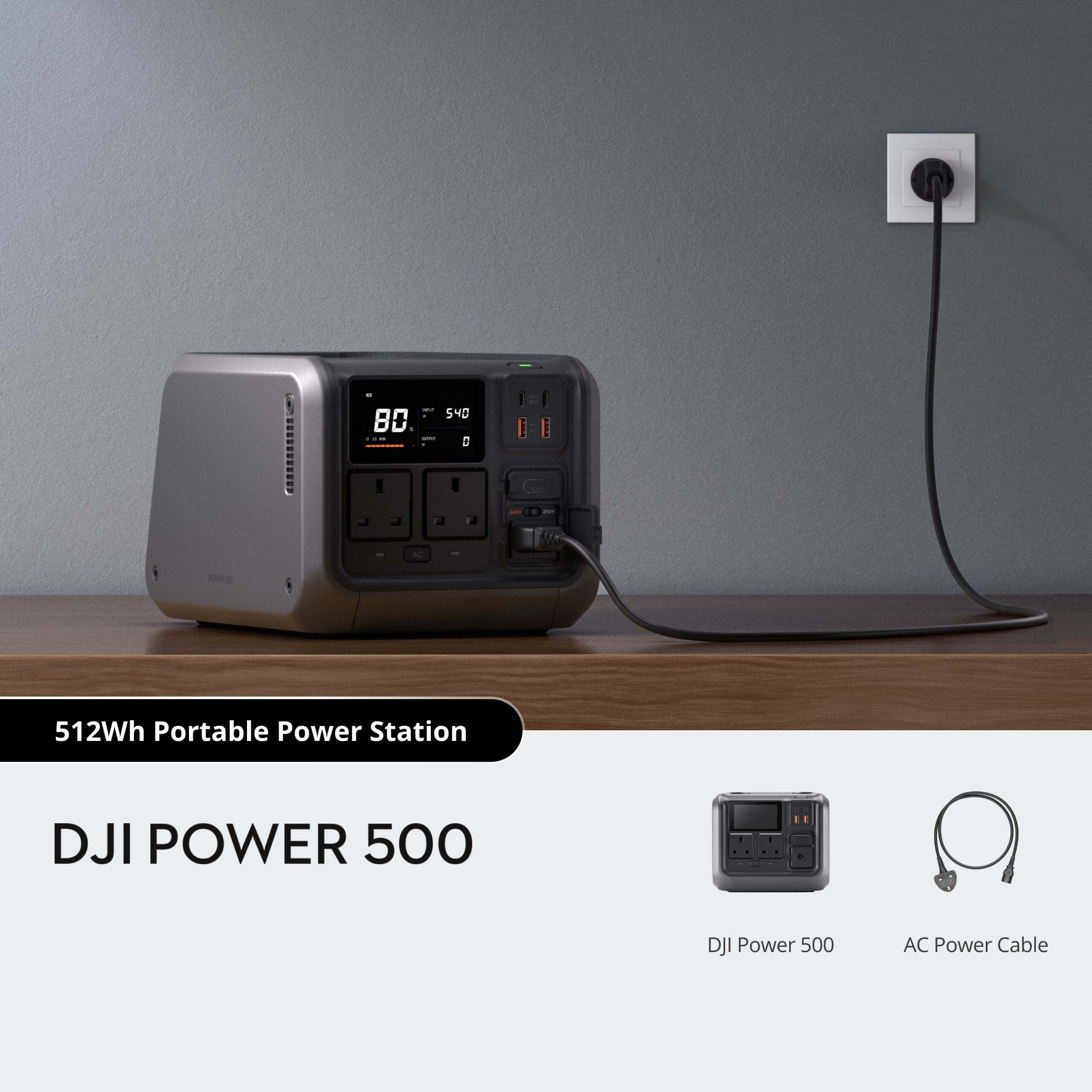 DJI Power 500 - 1000W Portable Power Station