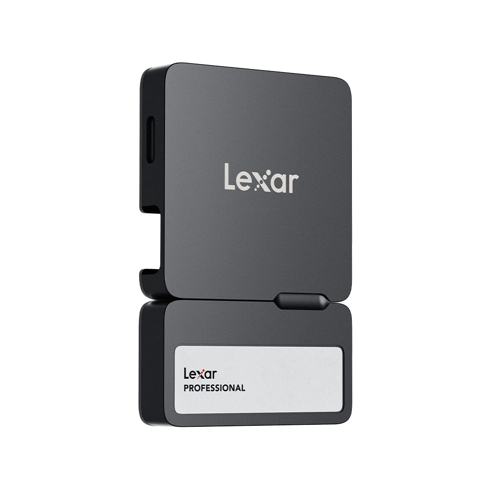 Lexar Professional Go 1TB Portable SSD with Hub for iPhone 15/16 - Supports Apple ProRes