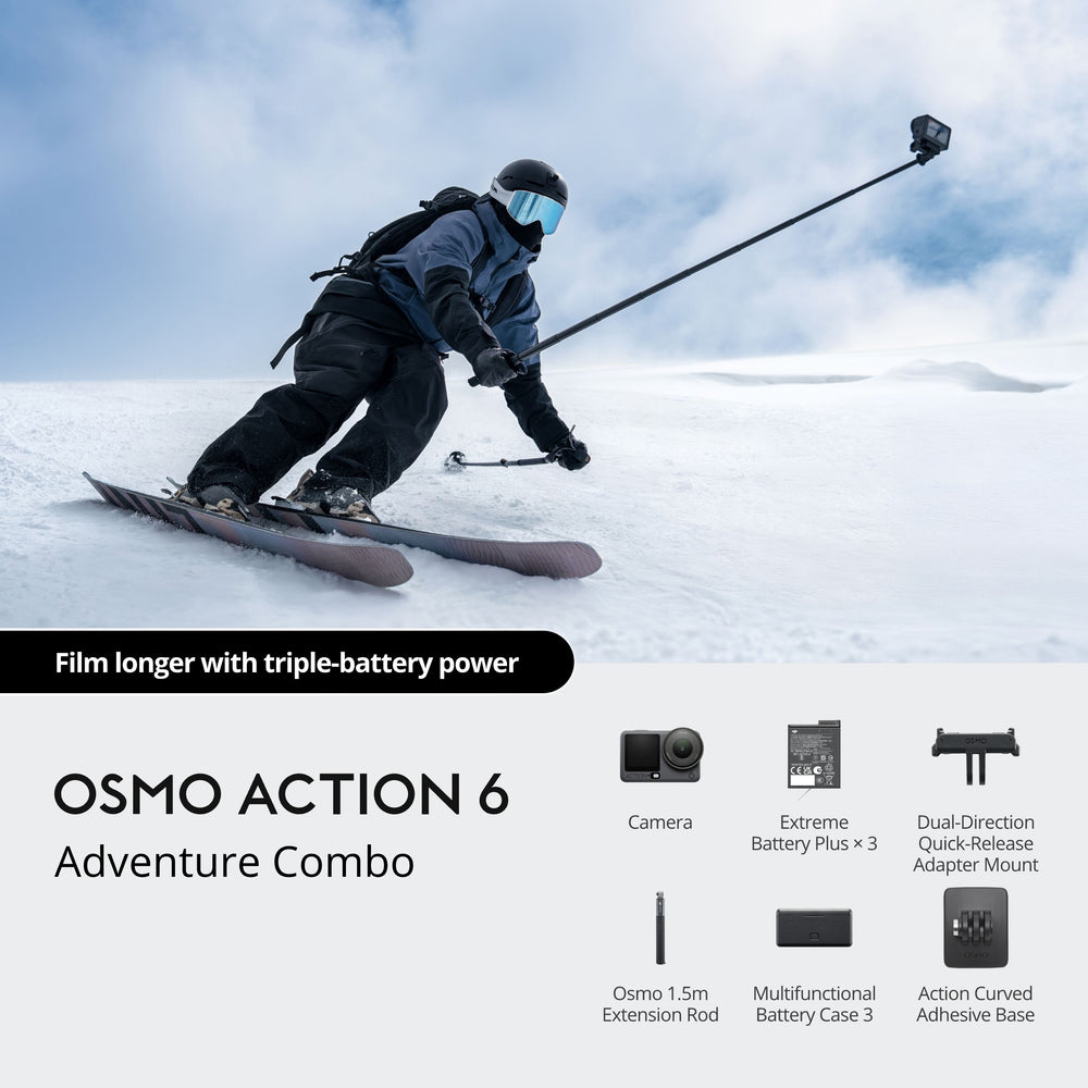 DJI Osmo Action 6 Adventure Combo Action Camera
