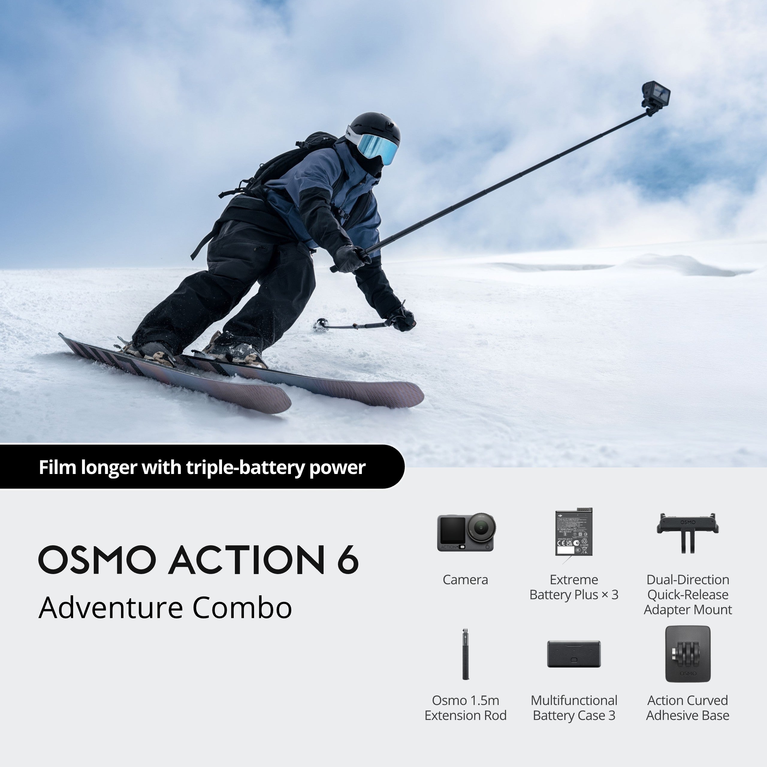 DJI Osmo Action 6 Adventure Combo Action Camera