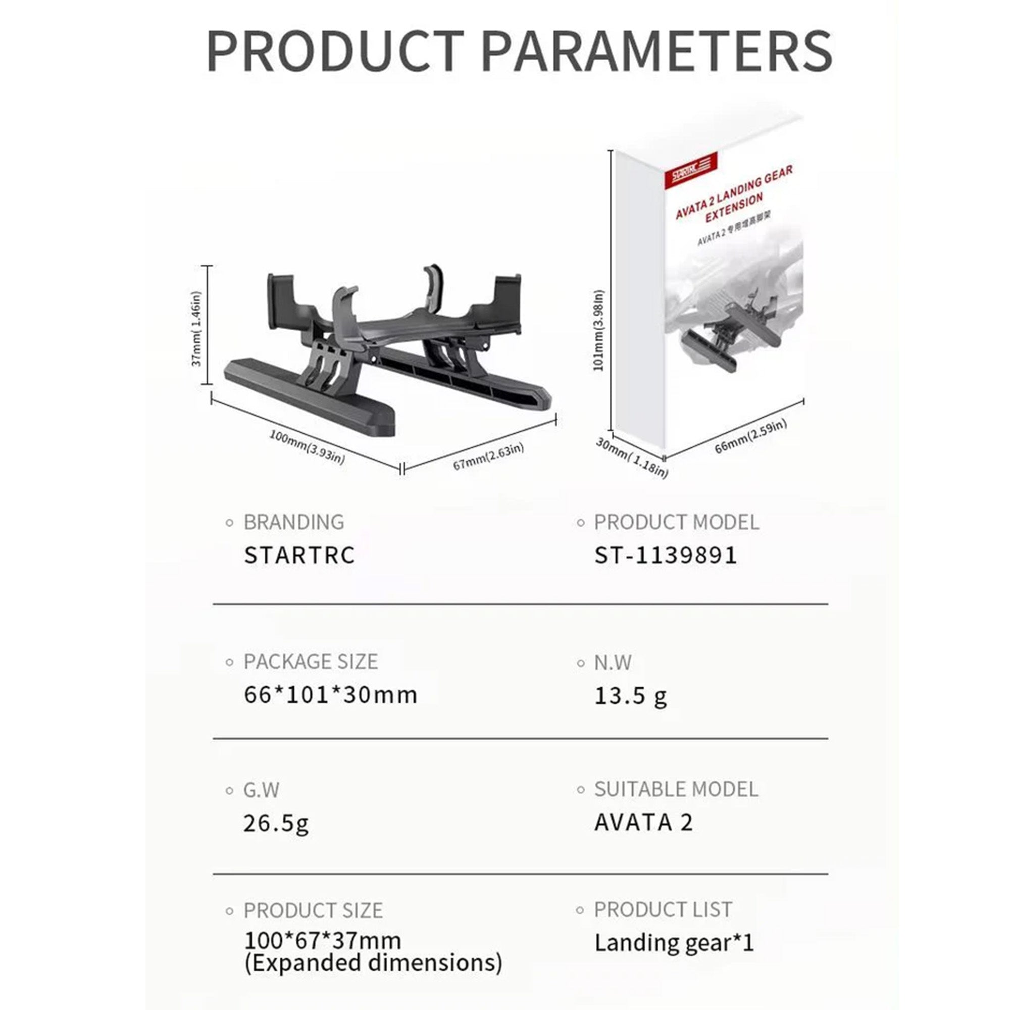 Landing Gear For  DJI Avata 2