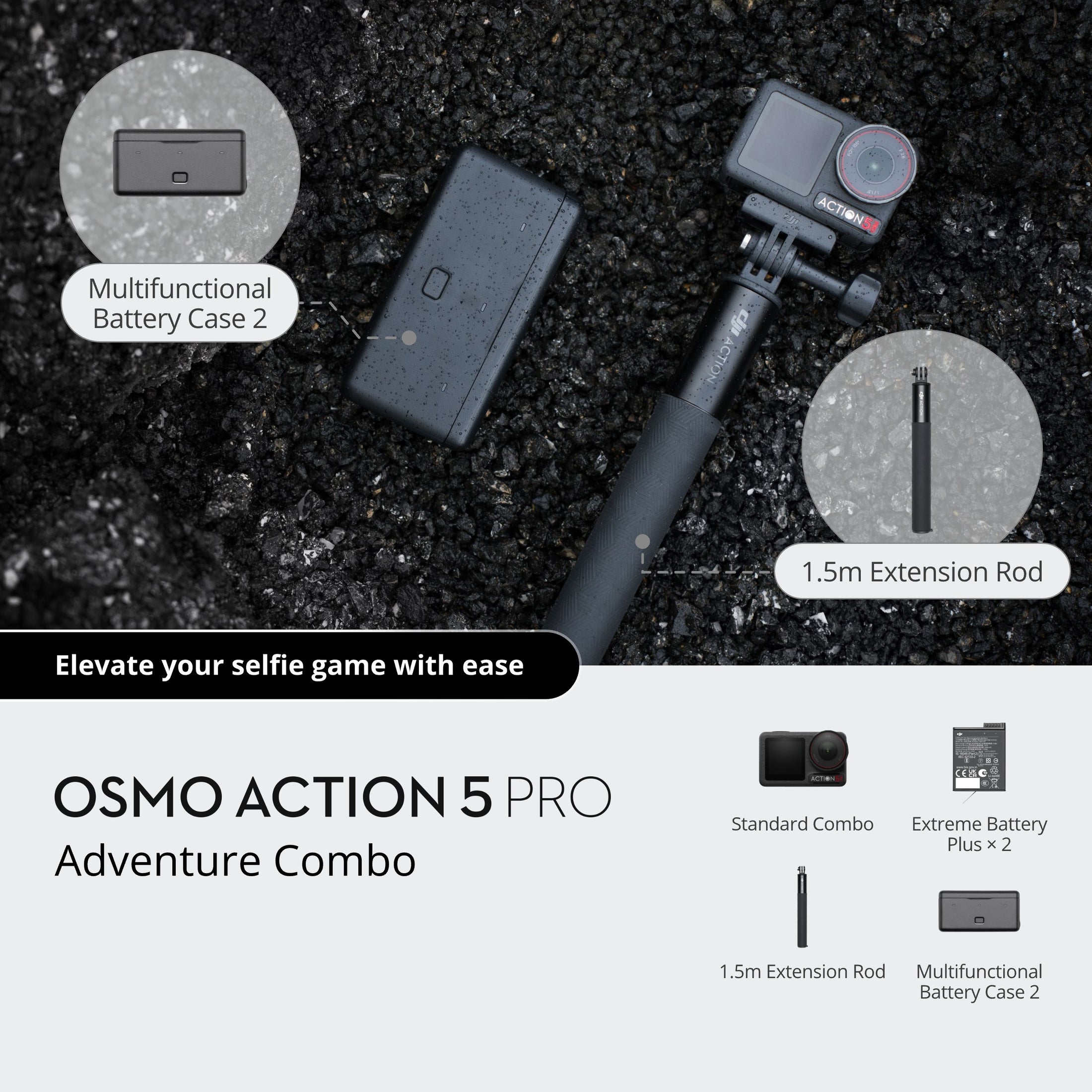 Dji Osmo Action 5 Pro Camera Bundle