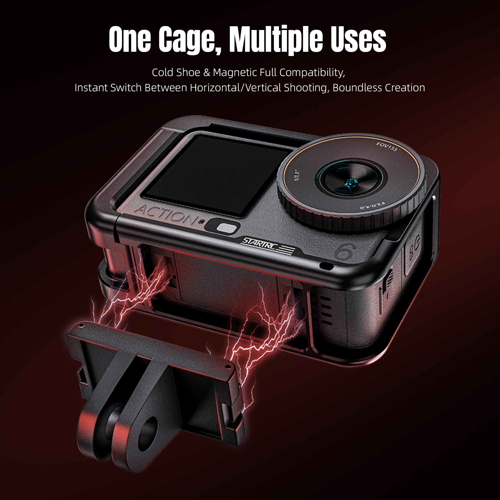 STARTRC Osmo Action 6 Lightweight Metal Cage