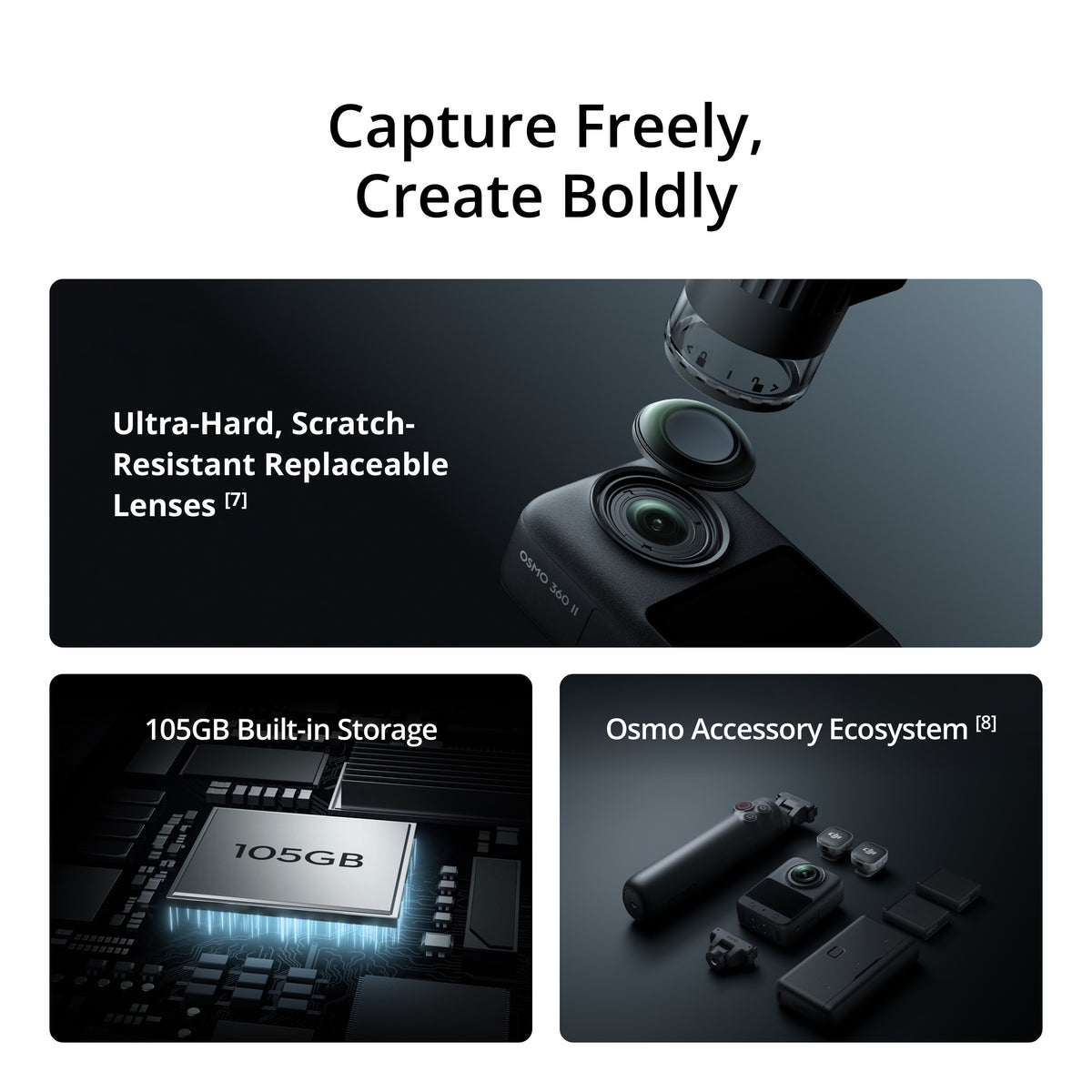 DJI Osmo 360 II Action Camera - Adventure Combo