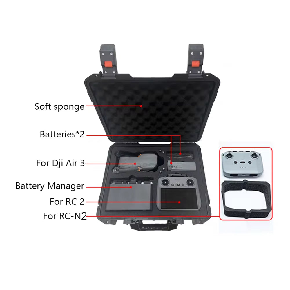 Waterproof Hard Carrying Case For DJI Air 3