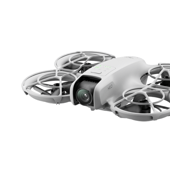 DJI Neo Drone on white background