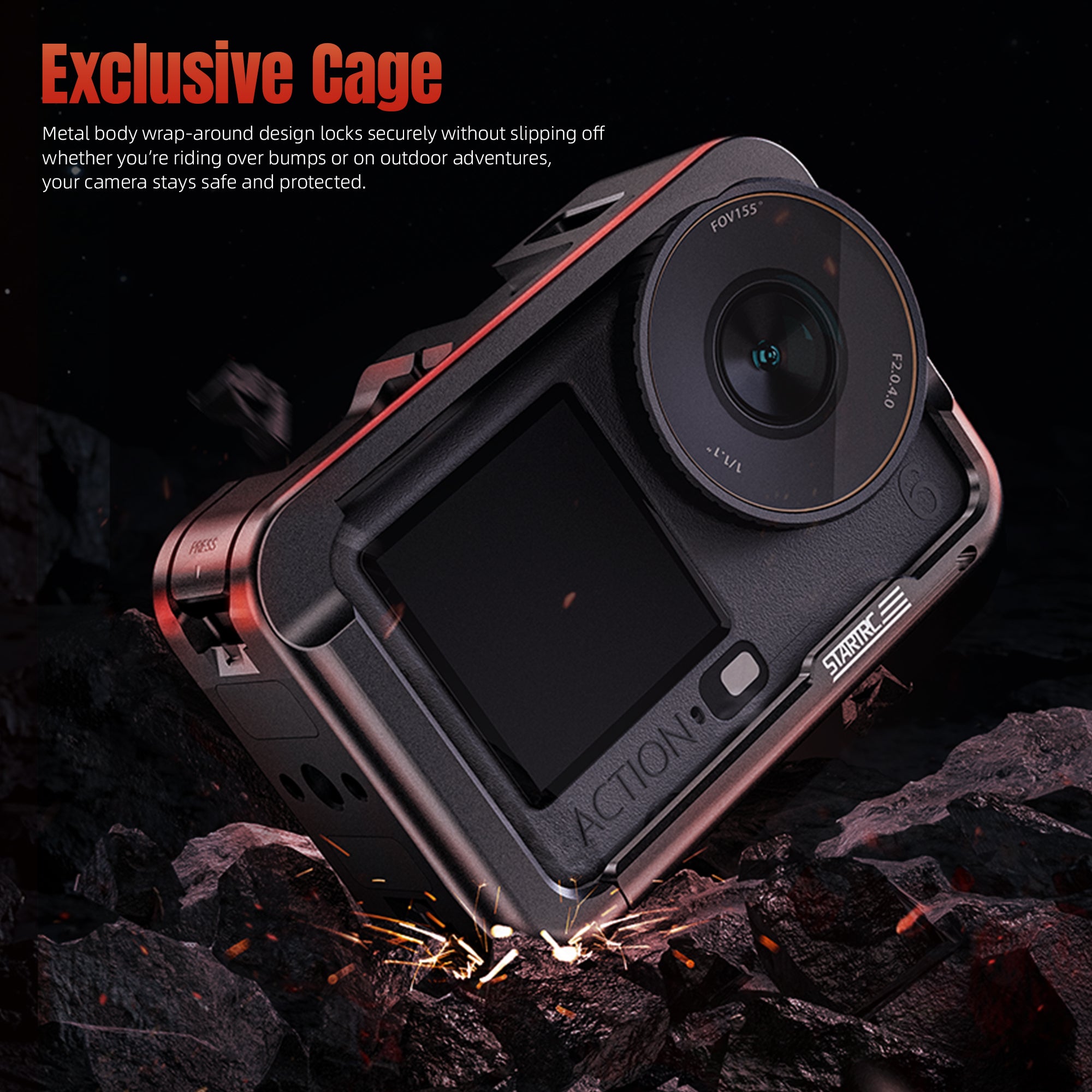 STARTRC Osmo Action 6 Lightweight Metal Cage