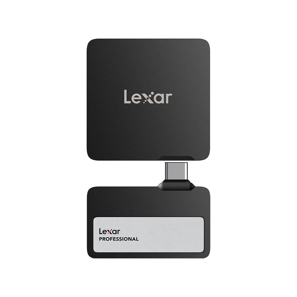 Lexar Professional Go 1TB Portable SSD with Hub for iPhone 15/16 - Supports Apple ProRes