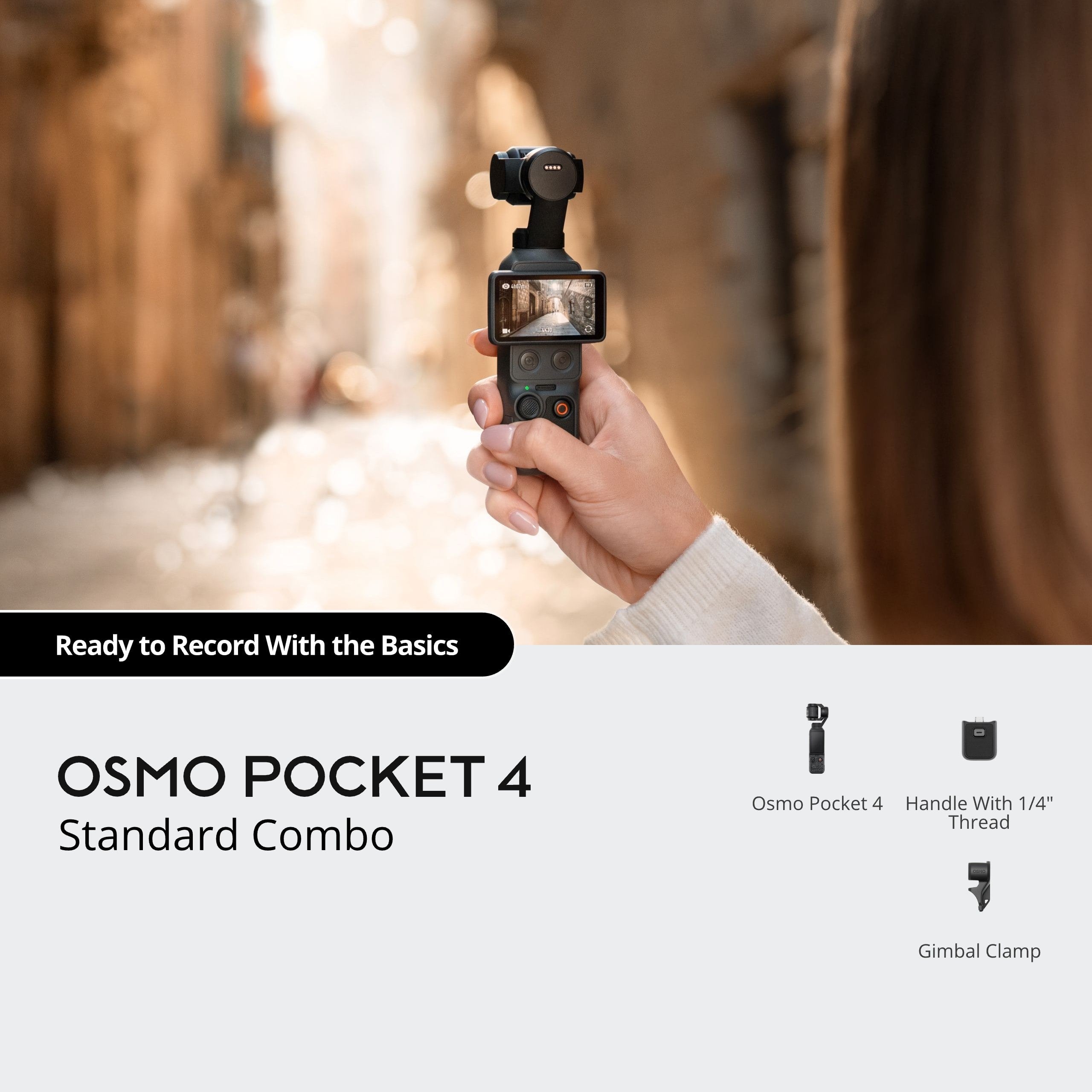 DJI Osmo Pocket 4 Handheld Camera (Standard Combo) – DJI Hasselblad