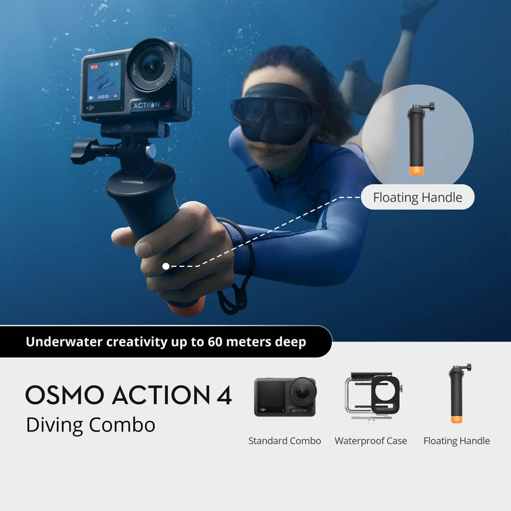 DJI Osmo Action 4 Camera Diving Combo