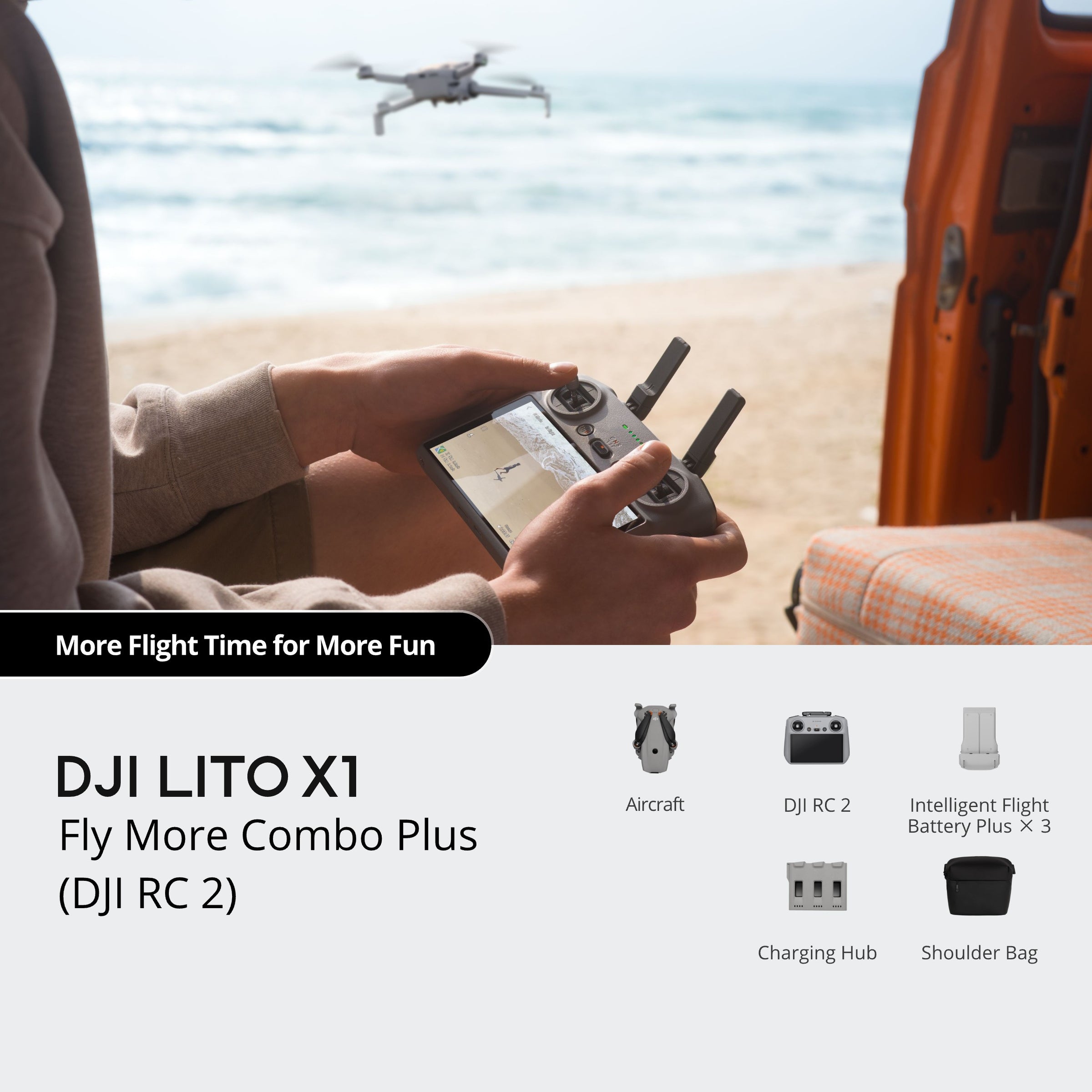 FPVtosky RC 2 Controller Sun Hood Cover für DJI Lito X1/Mini 5 Pro/4 Pro, RC 2 Joysticks