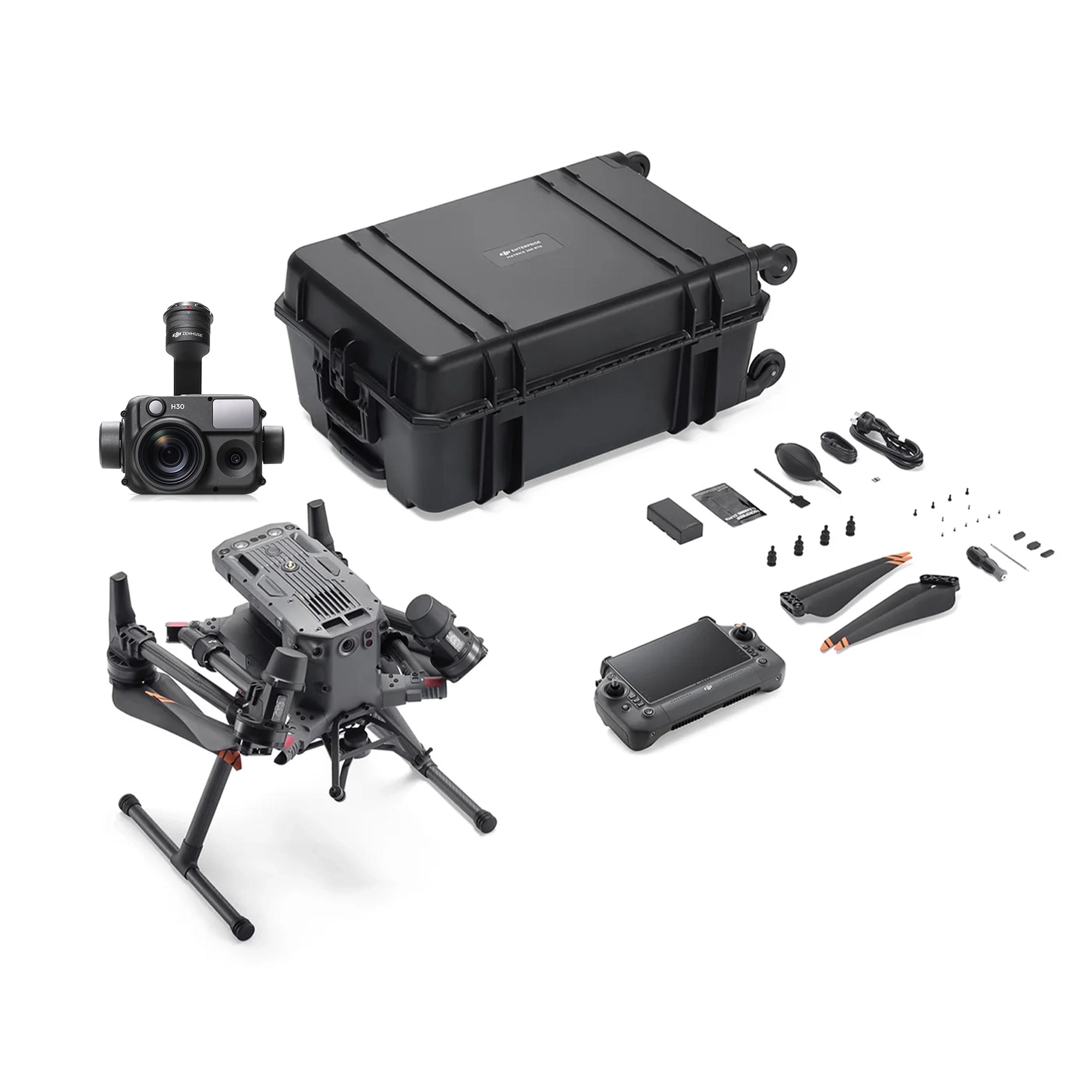 DJI Matrice 350 RTK Drone Only & H30T Payload with Worry-Free Basic Co ...