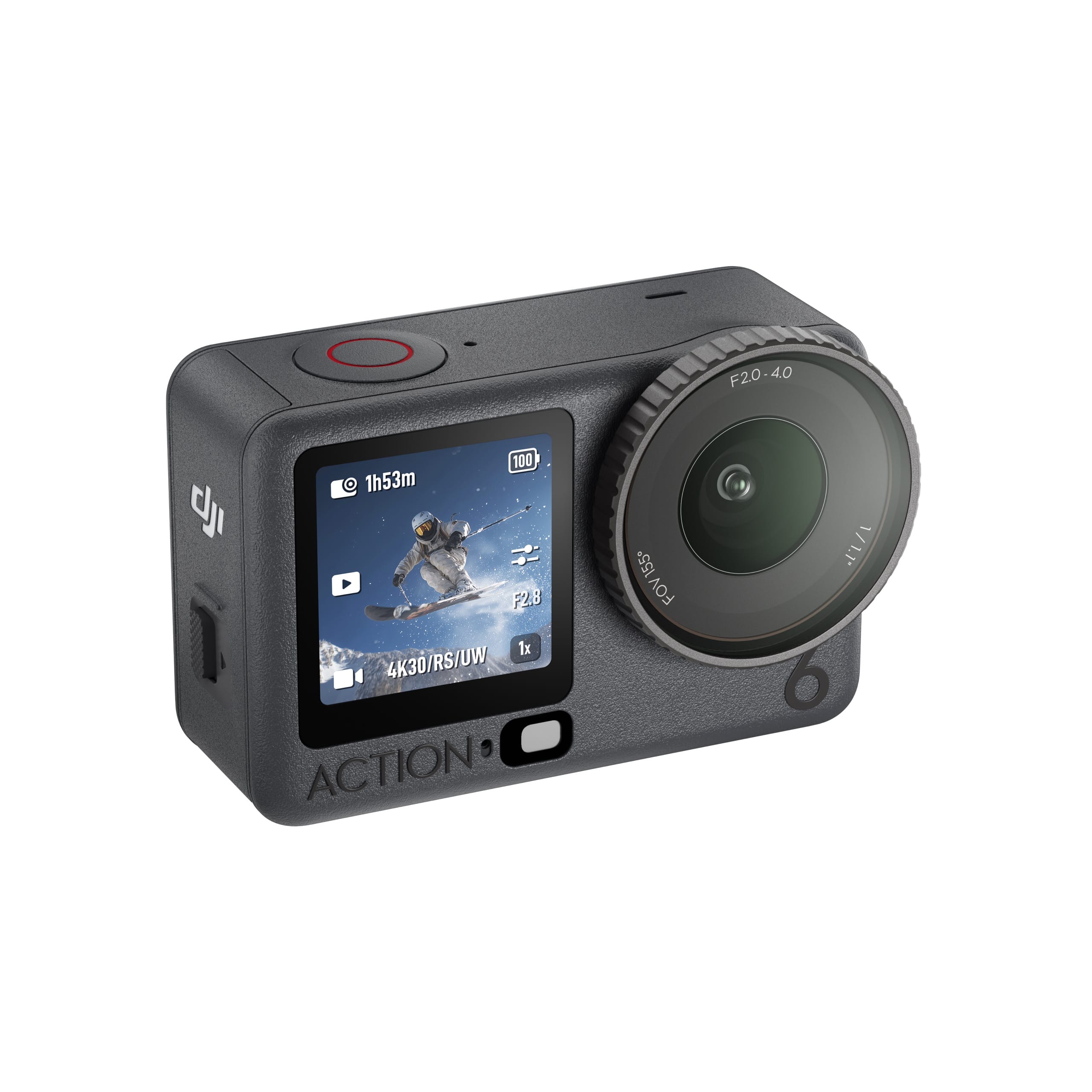 Siliconen beschermhoes voor DJI Action 6 met lensdop en sleutelkoord Siliconen beschermhoes voor DJI Action 6 met lensdop en sleutelkoord