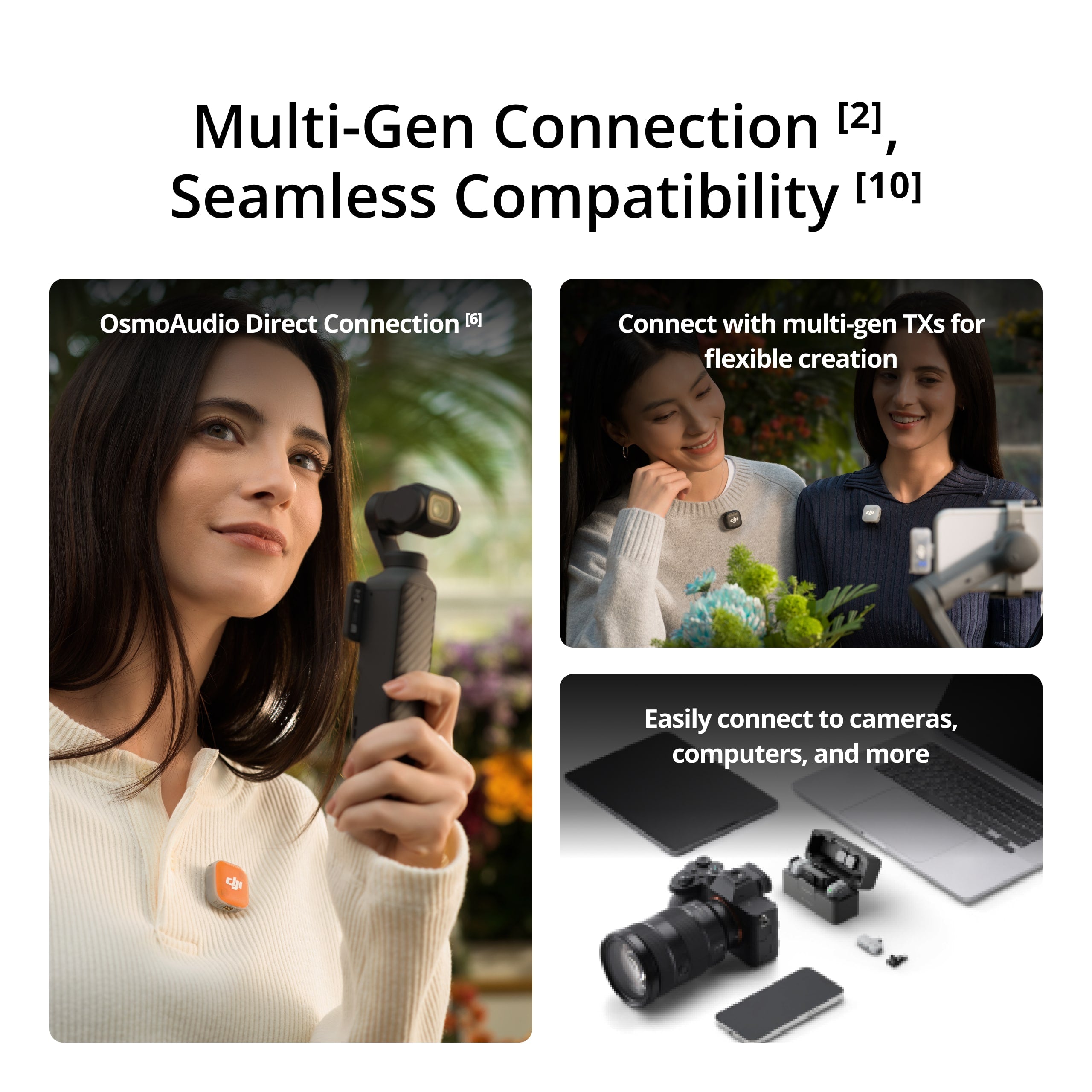 DJI Mic Mini 2 Wireless Microphone (2 TX + 1 RX + Charging Case)