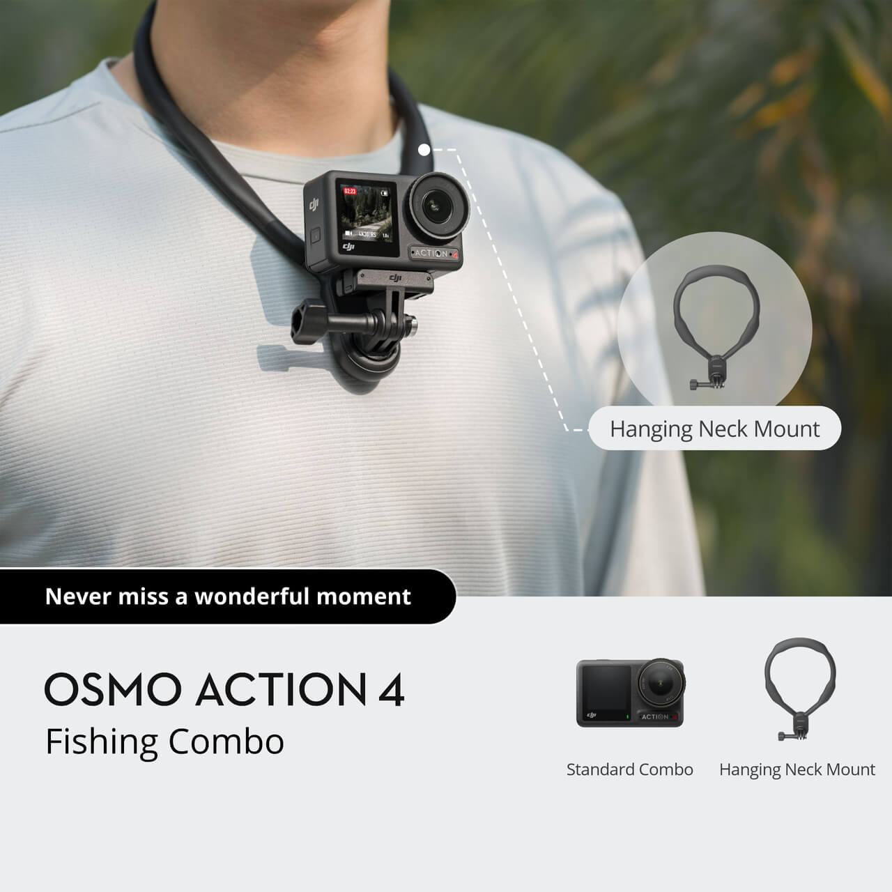 DJI Osmo Action 4 Camera Fishing Combo