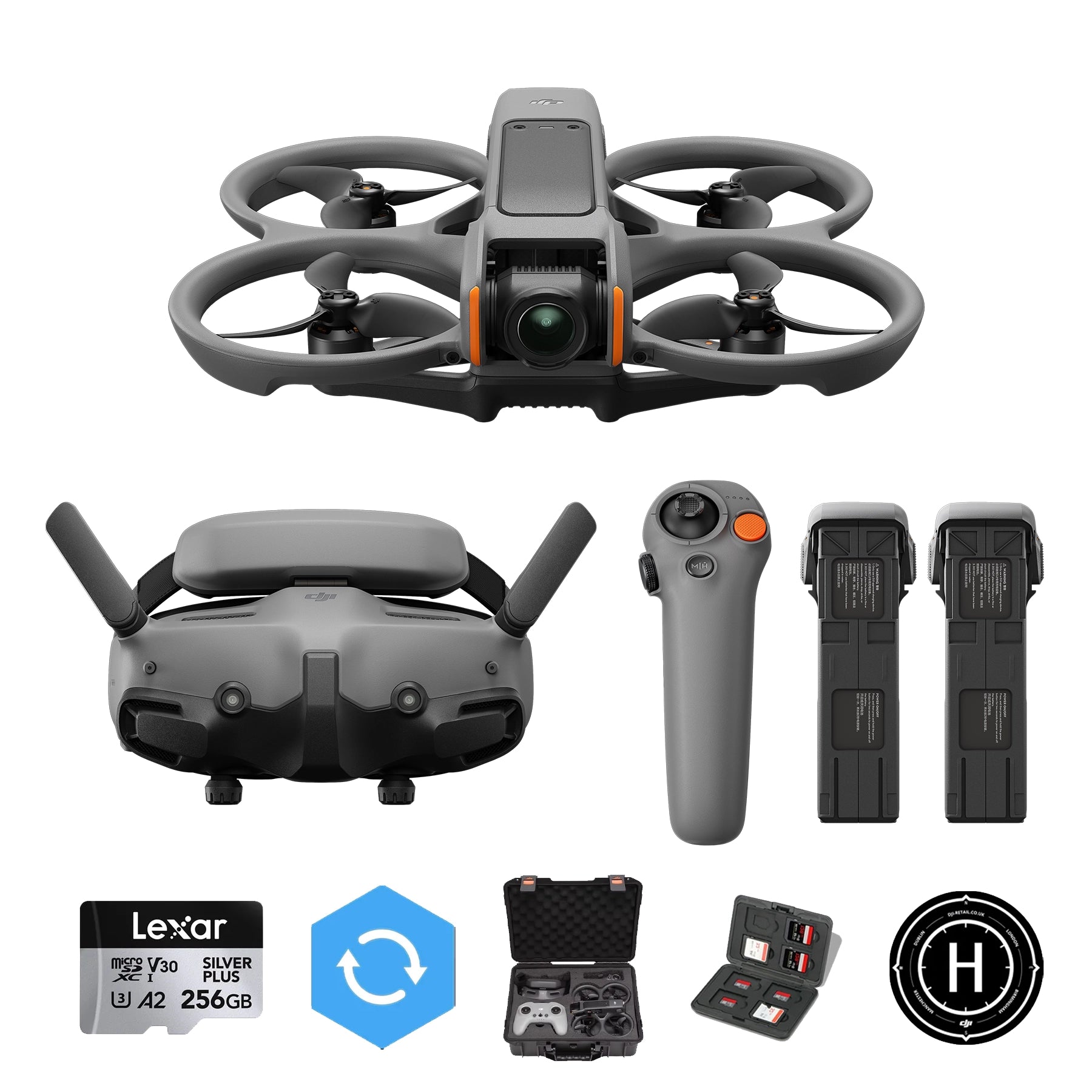 DJI Avata 2 Drone (Three Batteries) - FPV Master Bundle