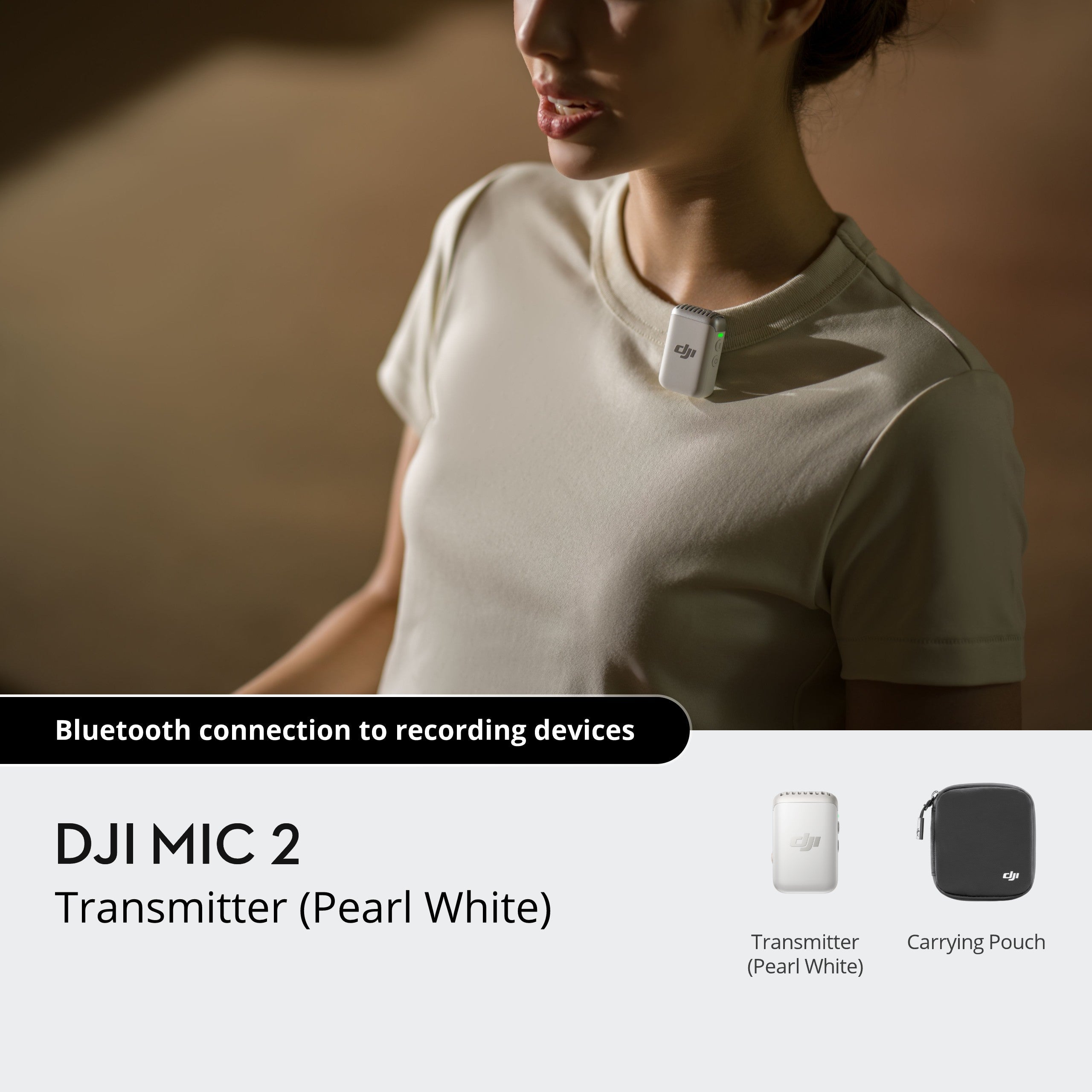 DJI Mic 2 Transmitter (Pearl White) – DJI Hasselblad