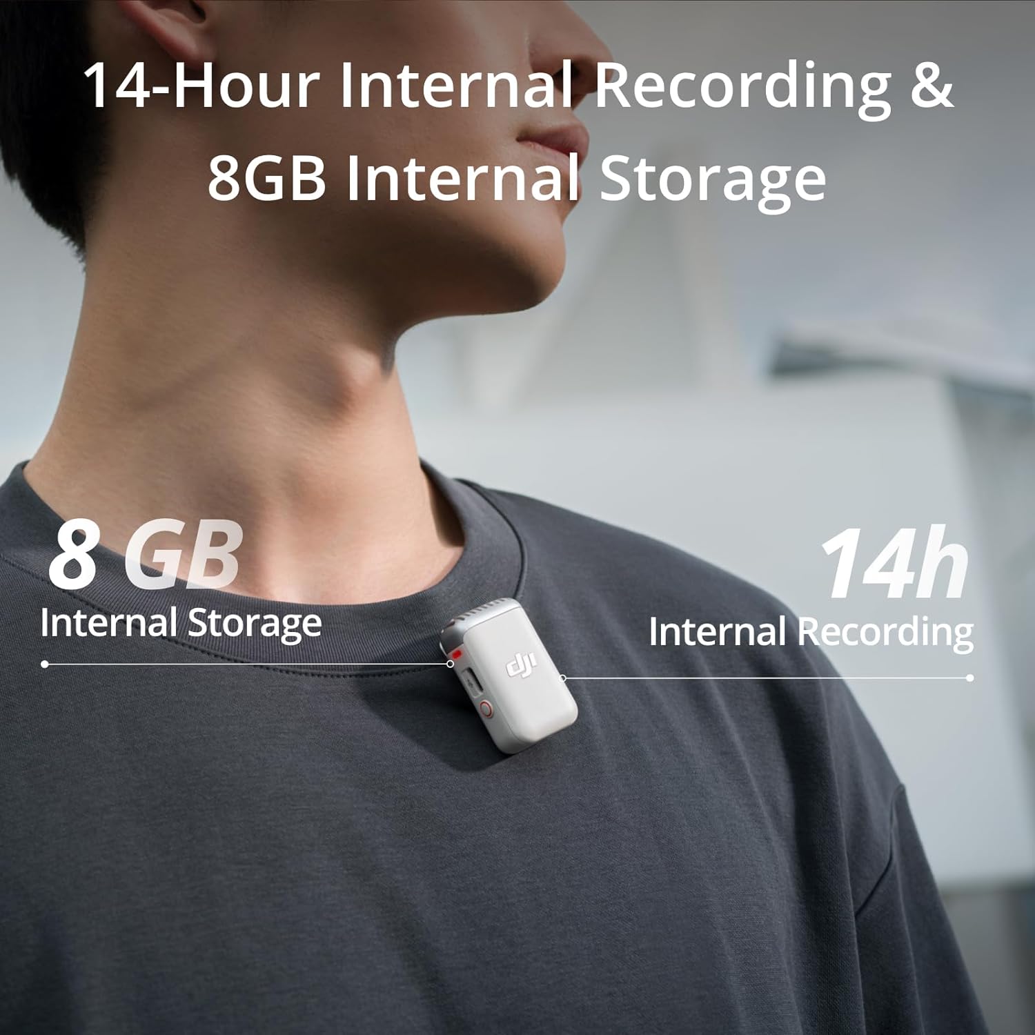 Transmisor DJI Mic 2 (negro sombra)