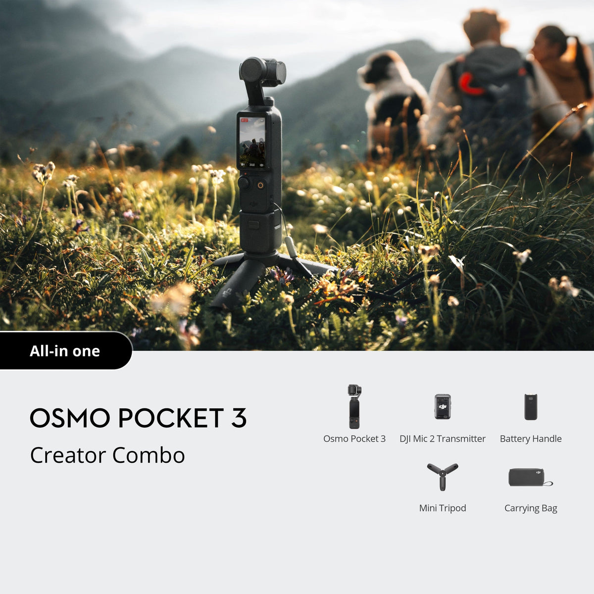 Camera Combination DJI Osmo Pocket 3 Handheld Camera Creator Combo – DJI Hasselblad
