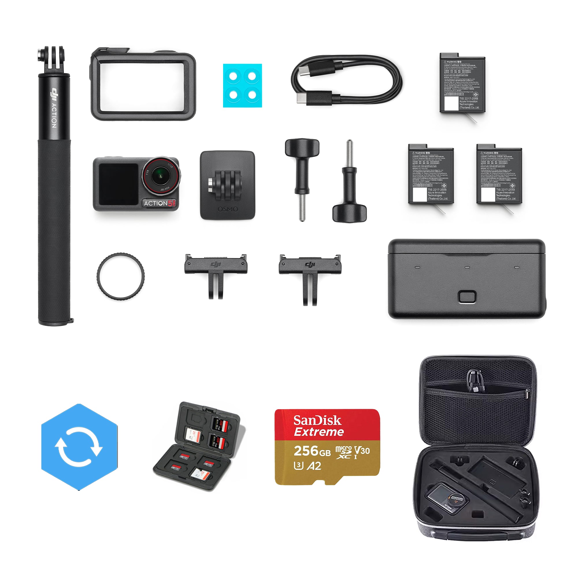 DJI Osmo Action 5 Pro Camera Adventure Combo - Motion Master Bundle