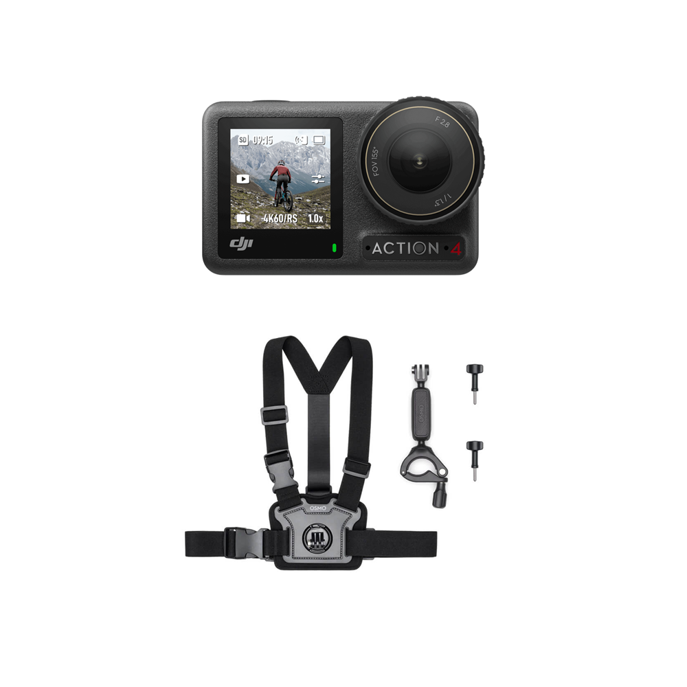 DJI Osmo Action 4 Camera Motorbiking/Mountain Biking Combo