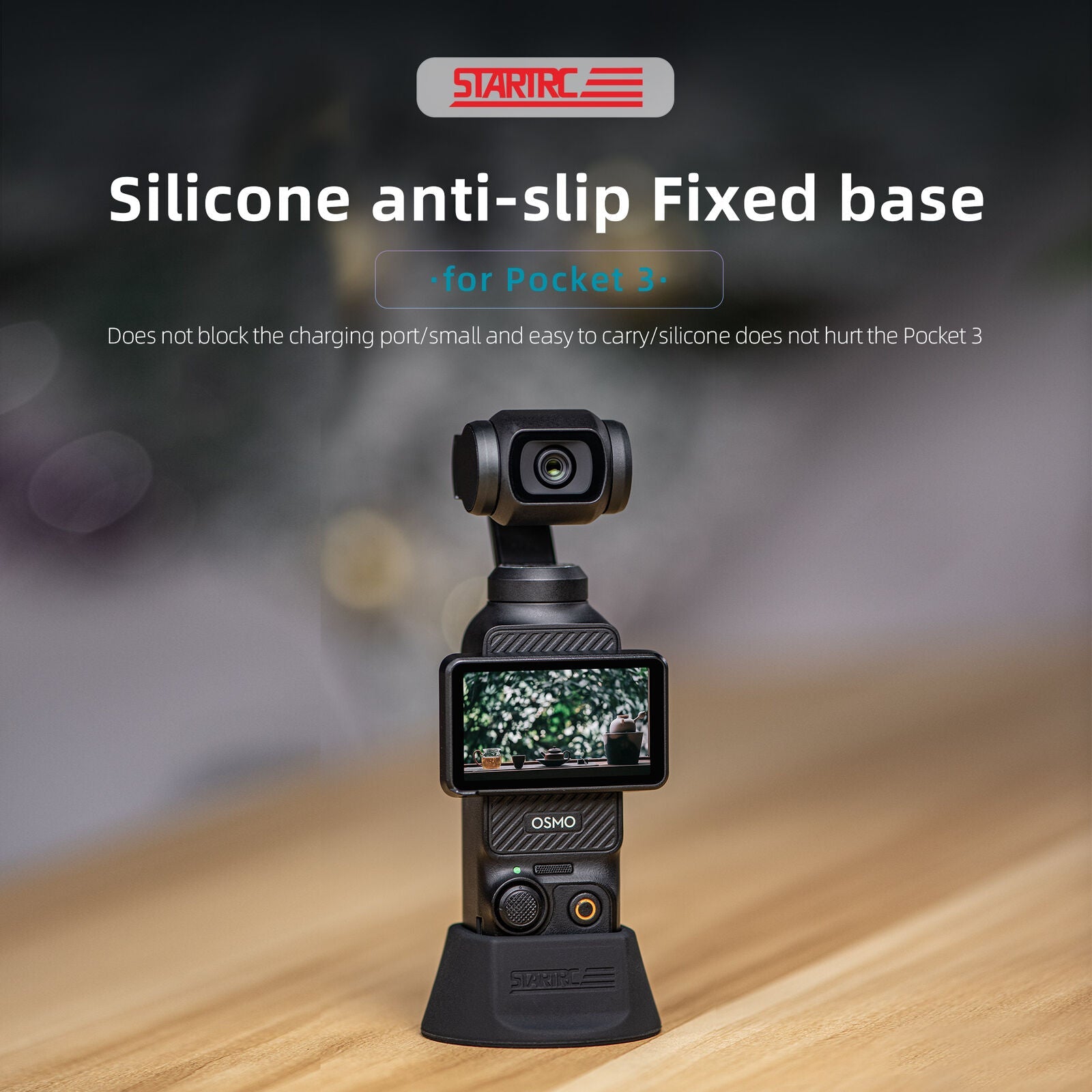 Silicone Fixed Base Stand for DJI Osmo Pocket 3 - StartRC