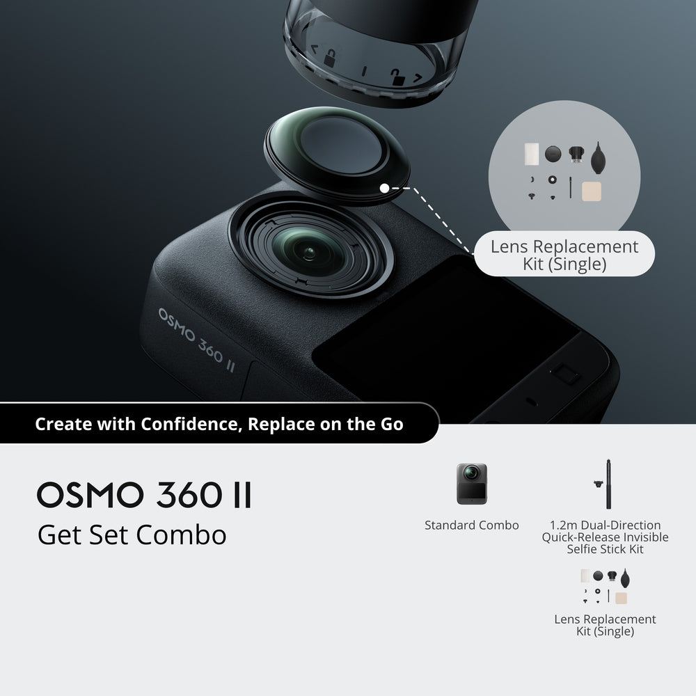 DJI Osmo 360 II Action Camera - Get Set Combo