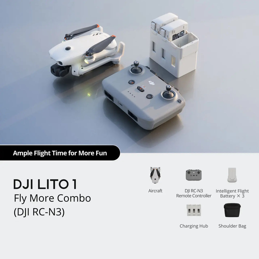 DJI Lito 1 Drone Fly More Combo with RC-N3 Controller