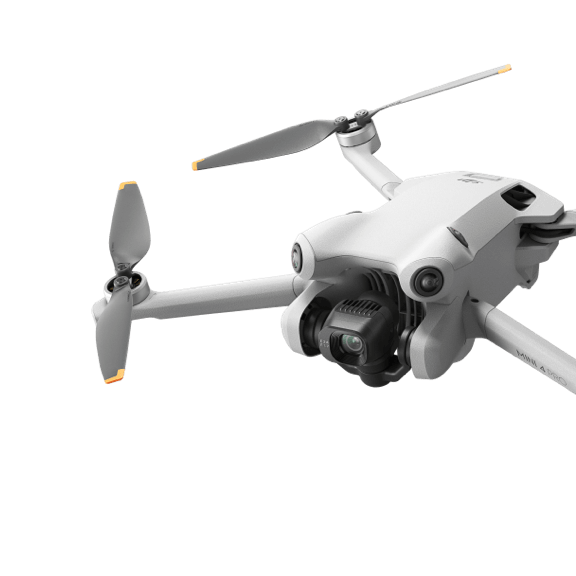 DJI Mini 4 Pro Drone on white background