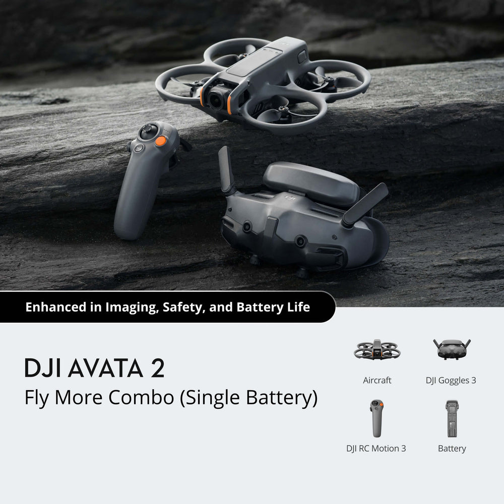 DJI Avata 2 Drone Fly More Combo (Single Battery)