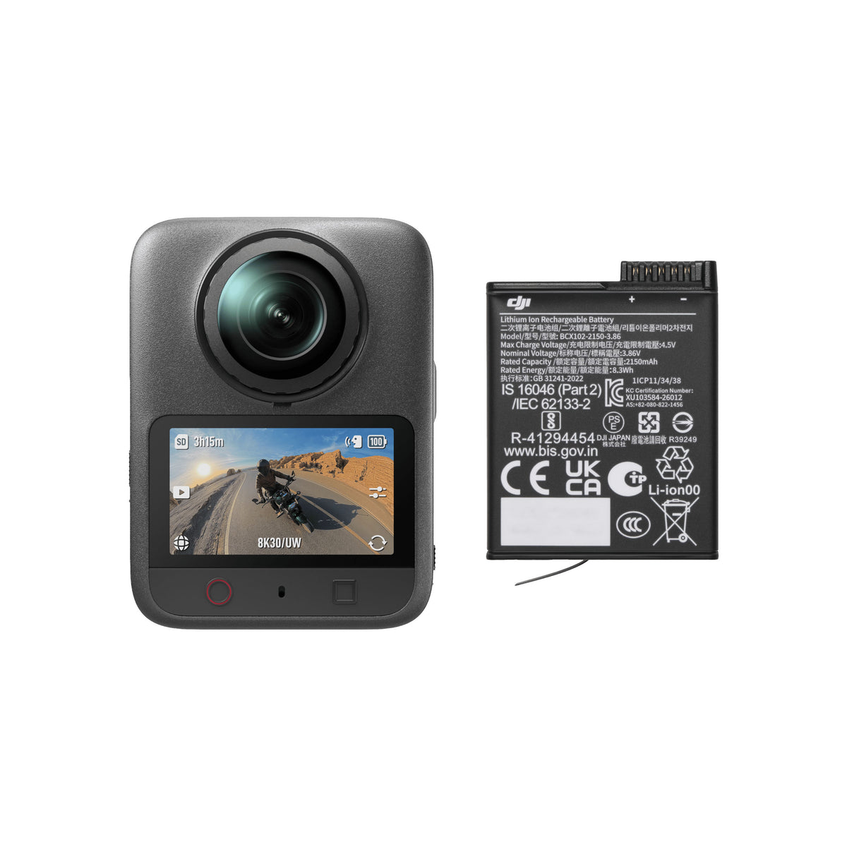 DJI Osmo 360 II Action Camera - Adventure Combo