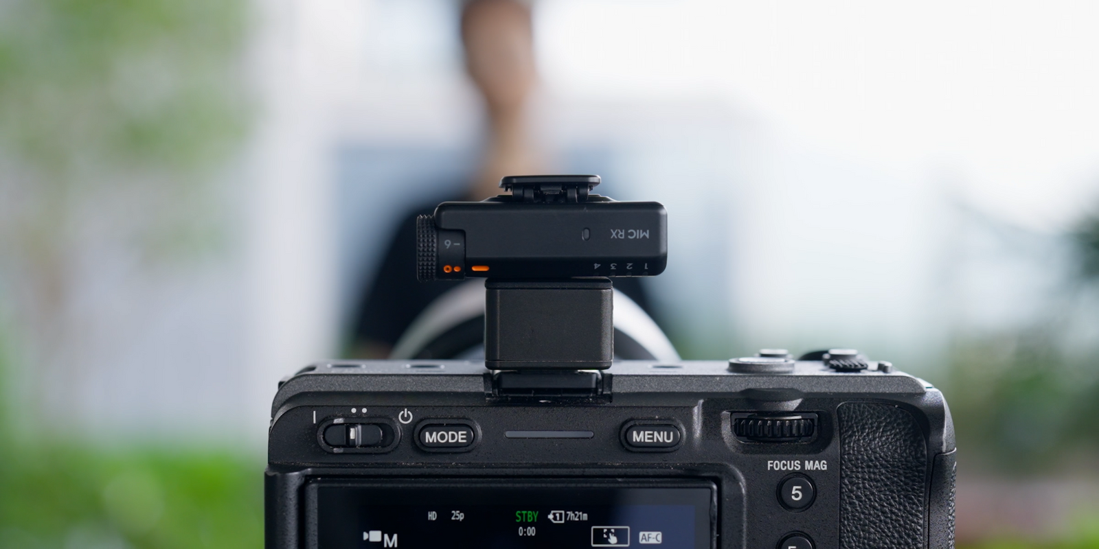 Receiver On/Off with Camera