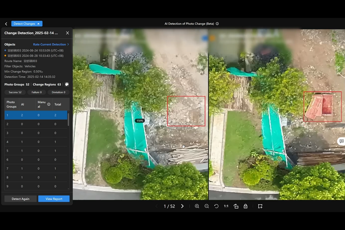 AI Change Detection